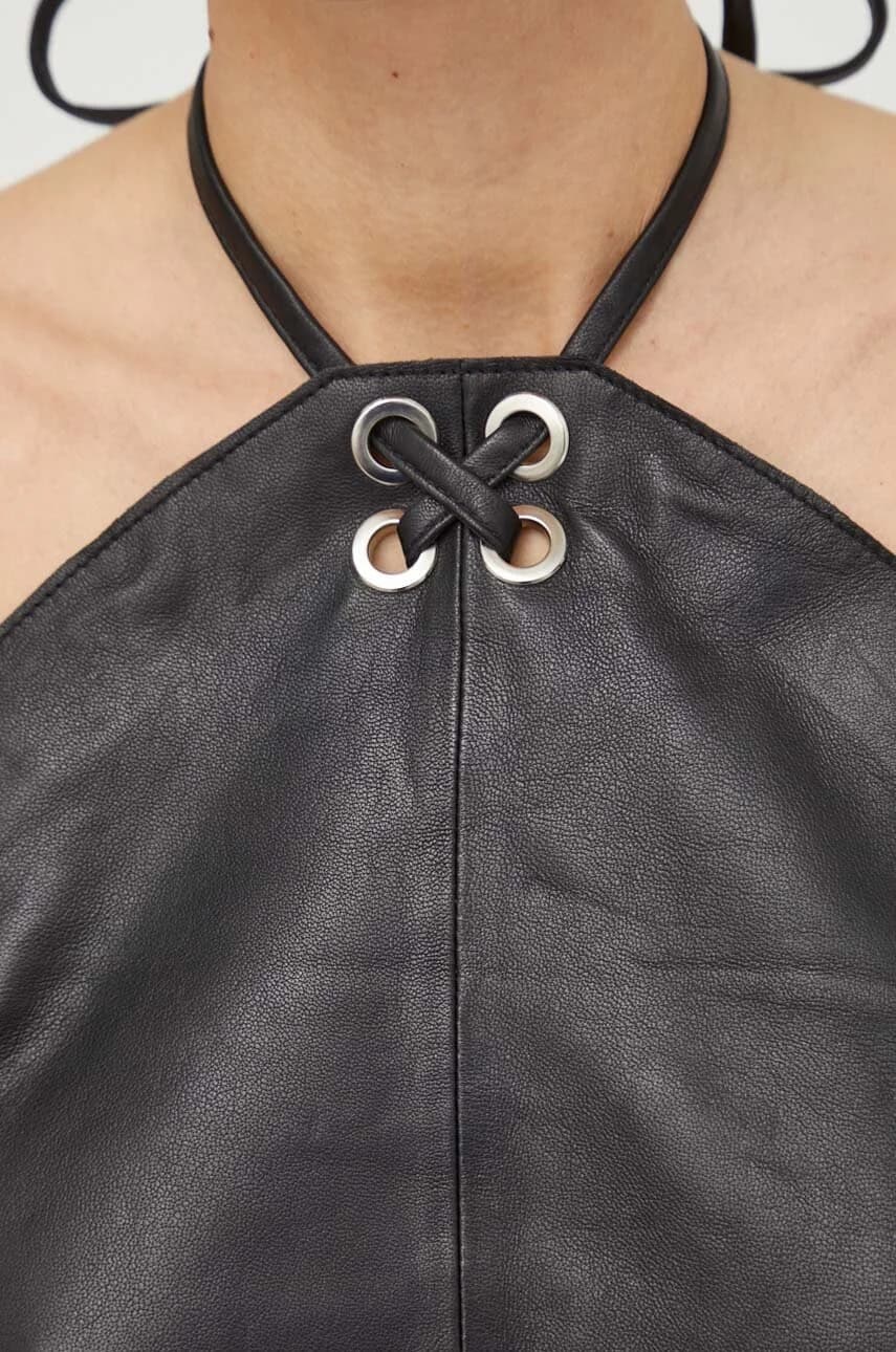 Кожаная блузка 2ND Rif - Daily Leather - фото 6