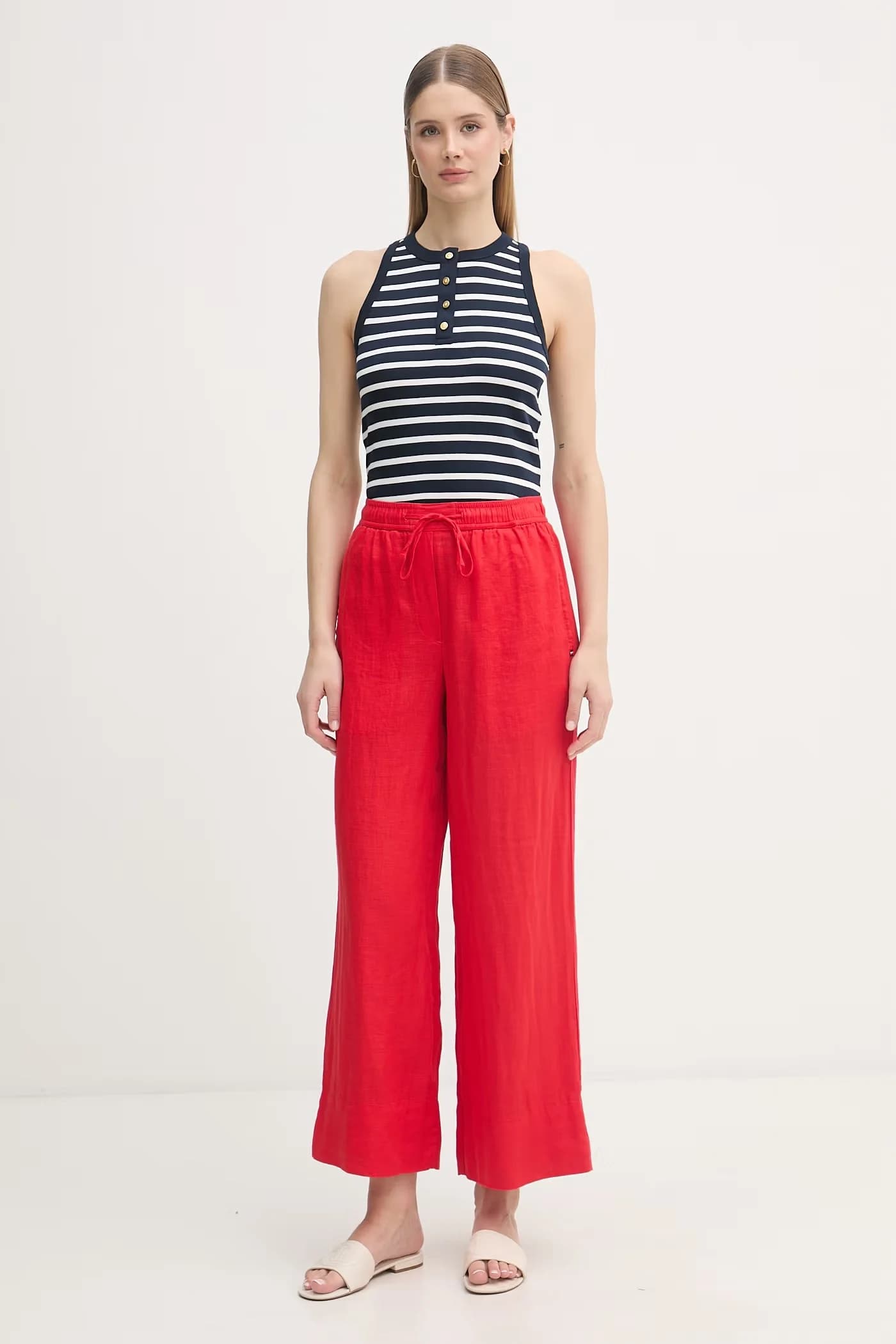 Женские льняные брюки - фото 2