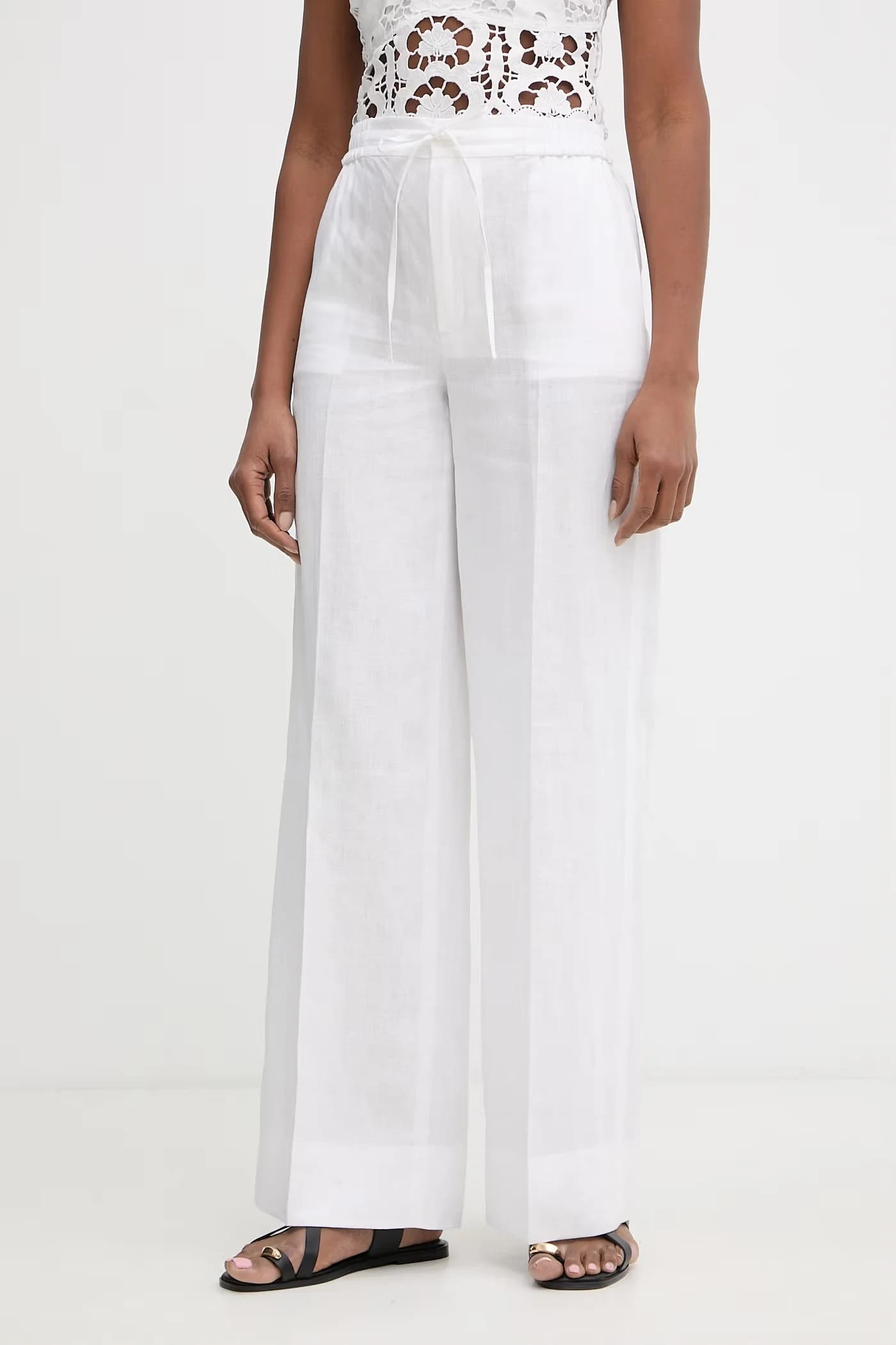 Женские льняные брюки