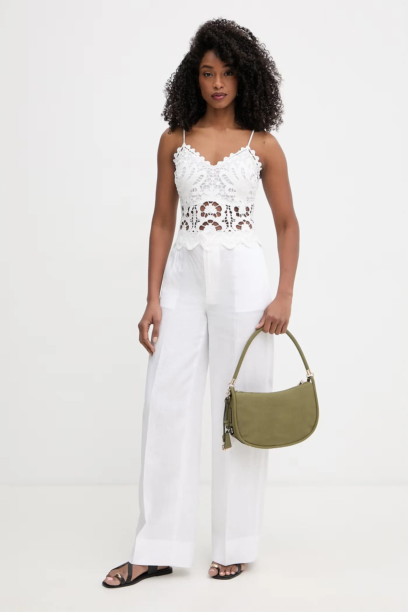 Женские льняные брюки - фото 2