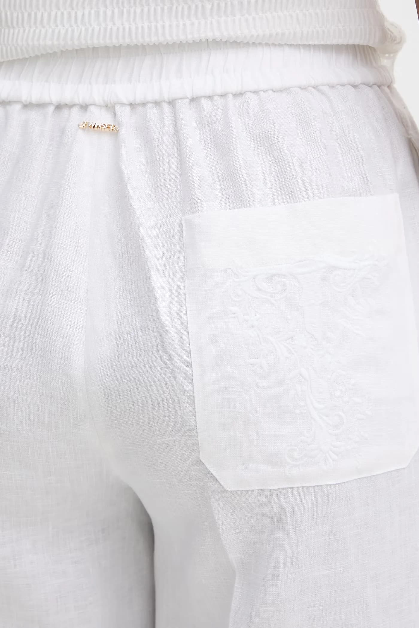 Женские льняные брюки - фото 4