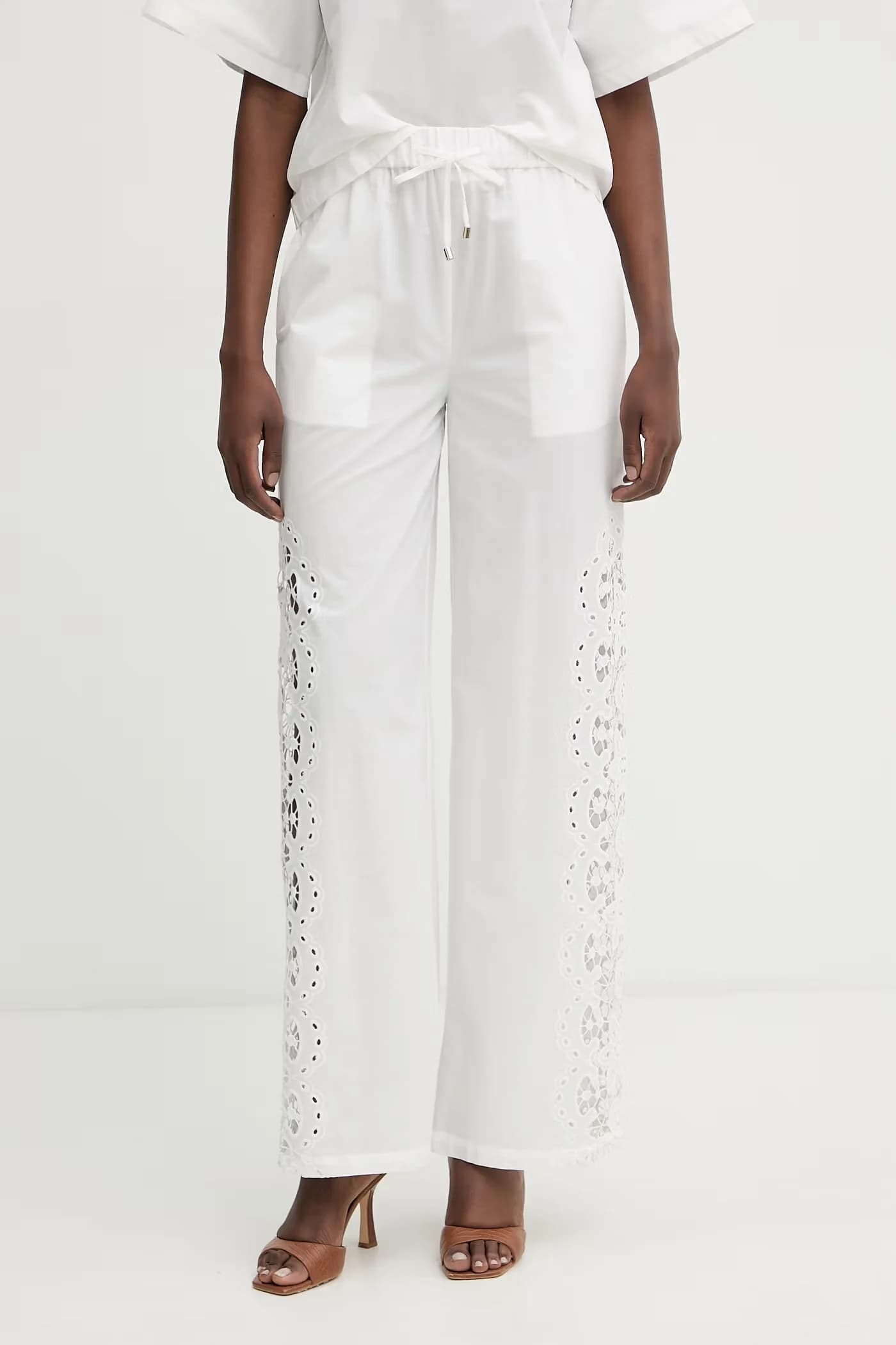 Женские хлопковые брюки