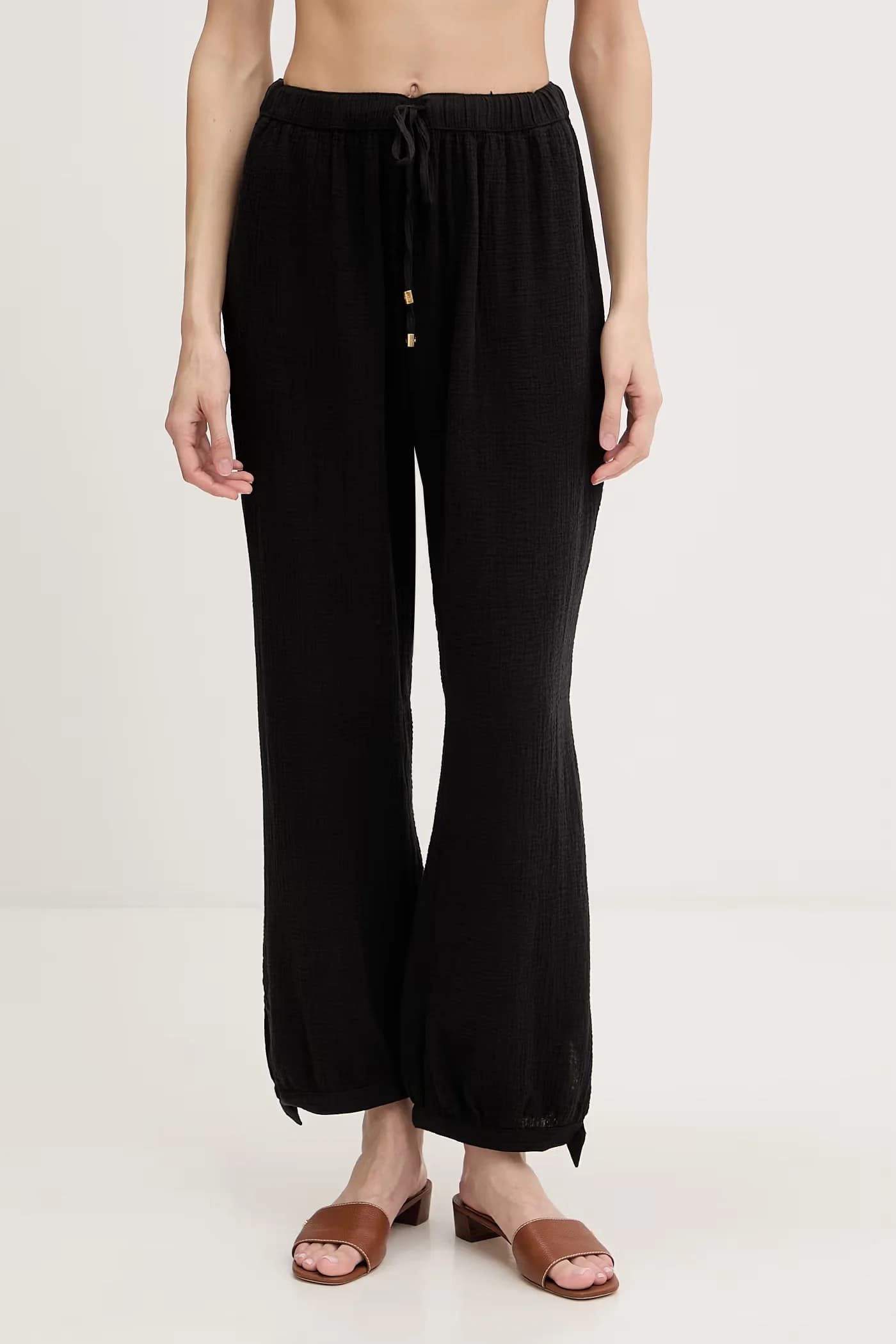 Женские прямые брюки из хлопка