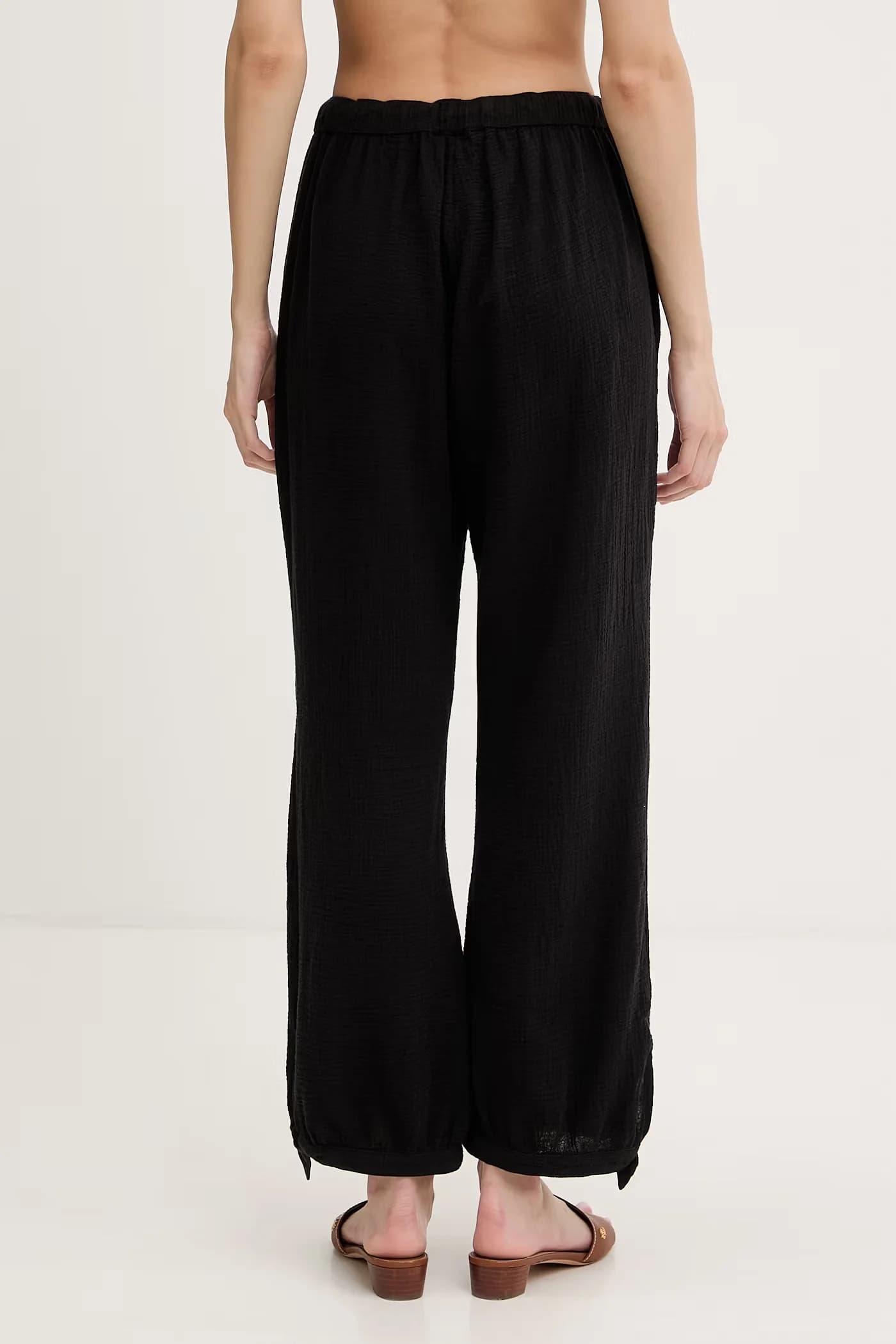 Женские прямые брюки из хлопка - фото 3