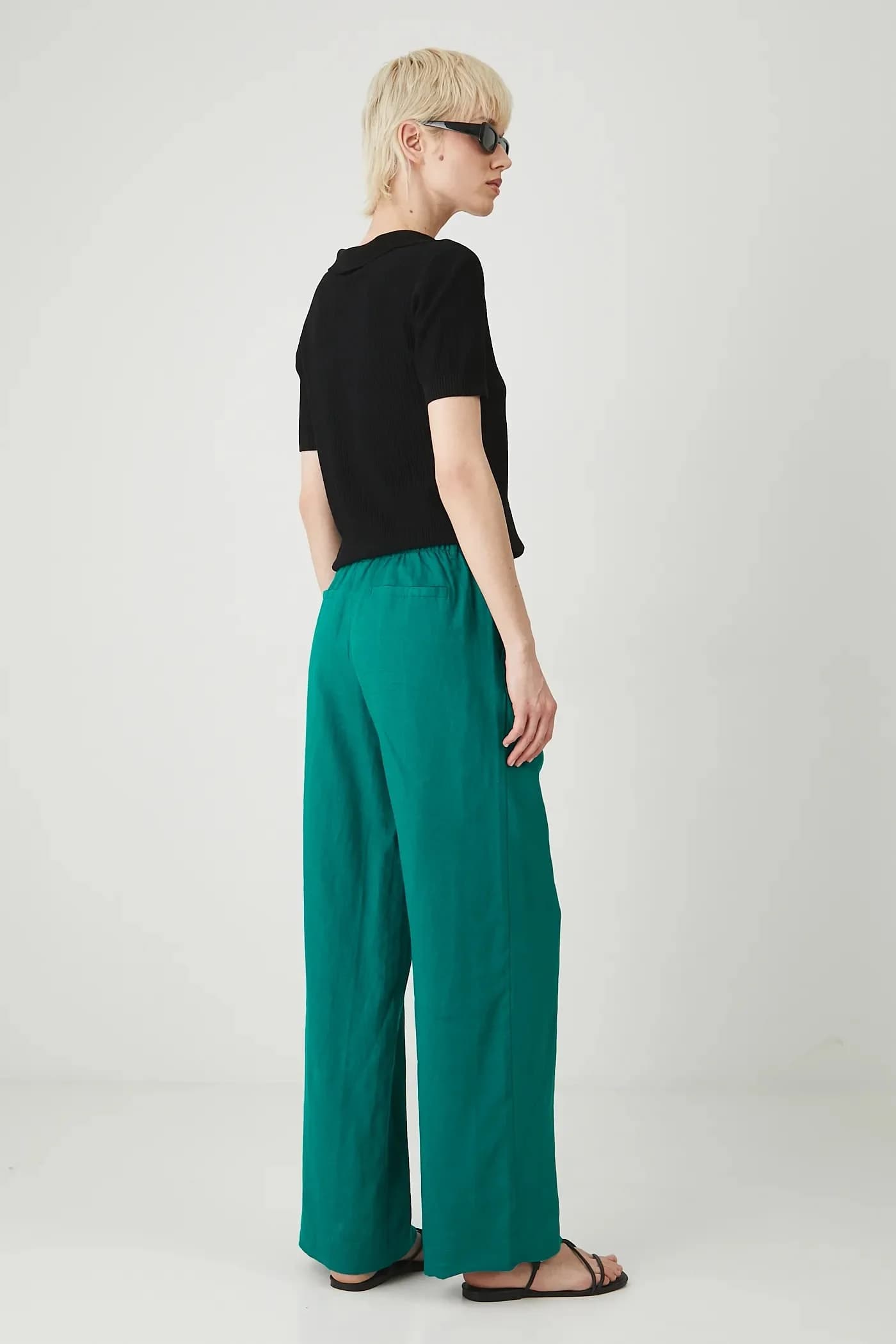 Льняные брюки - фото 3