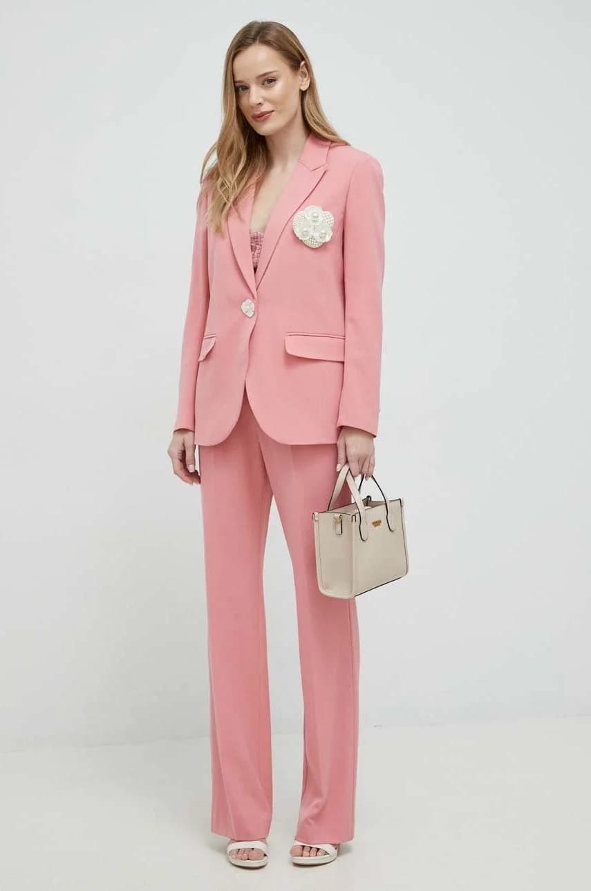 Брюки из смесовой шерсти Petra. - фото 2