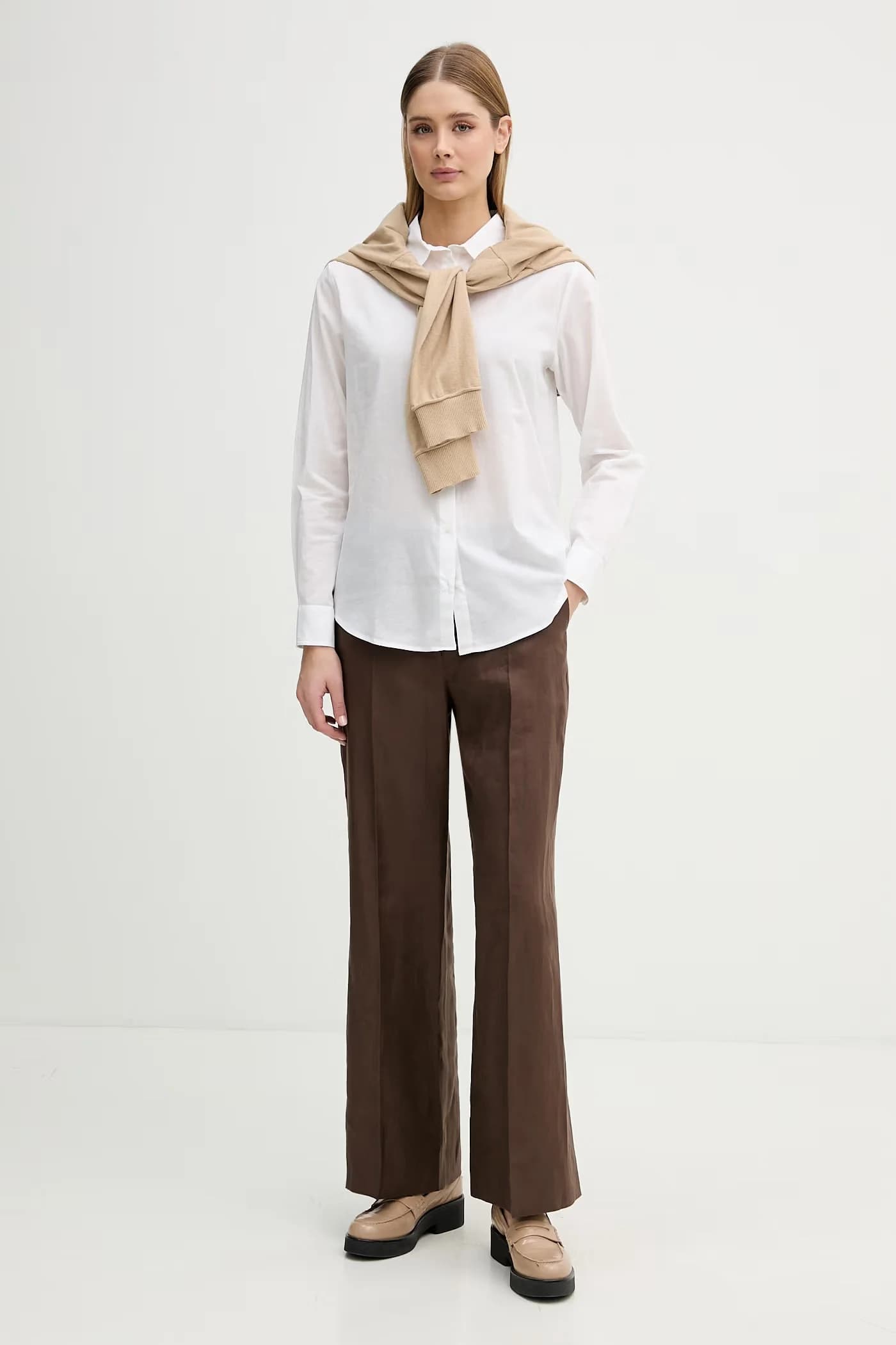 Женская хлопковая рубашка - фото 2