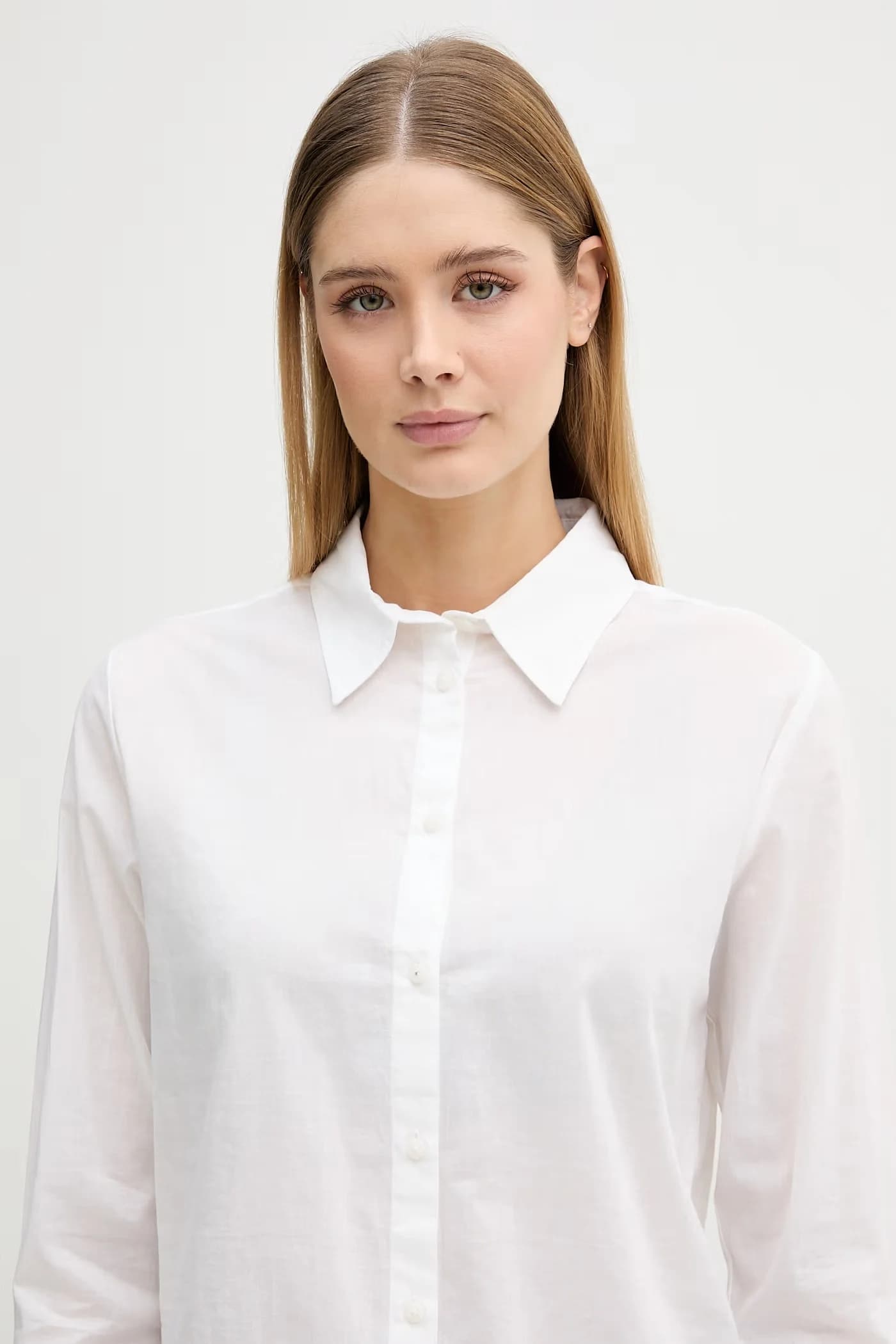 Женская хлопковая рубашка - фото 4