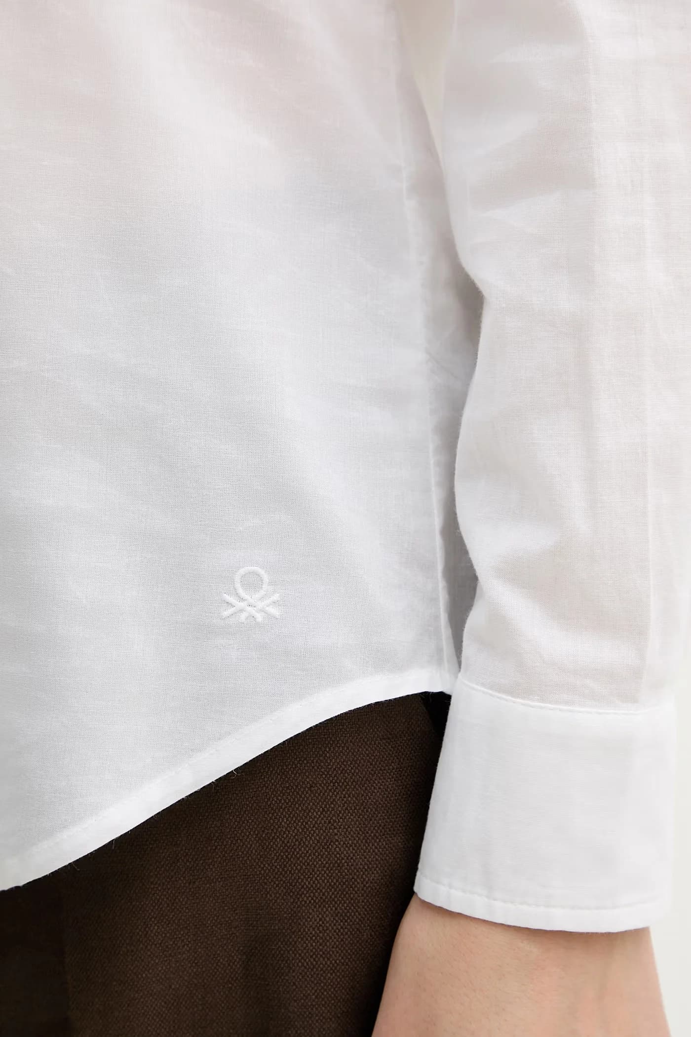 Женская хлопковая рубашка - фото 5