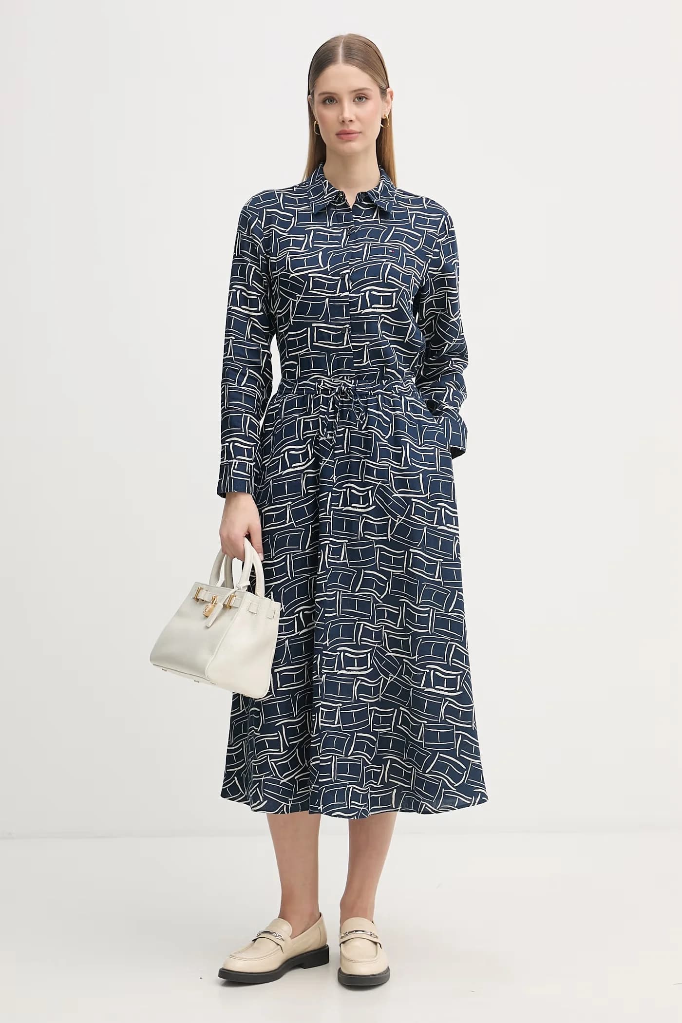 Женская льняная рубашка - фото 2