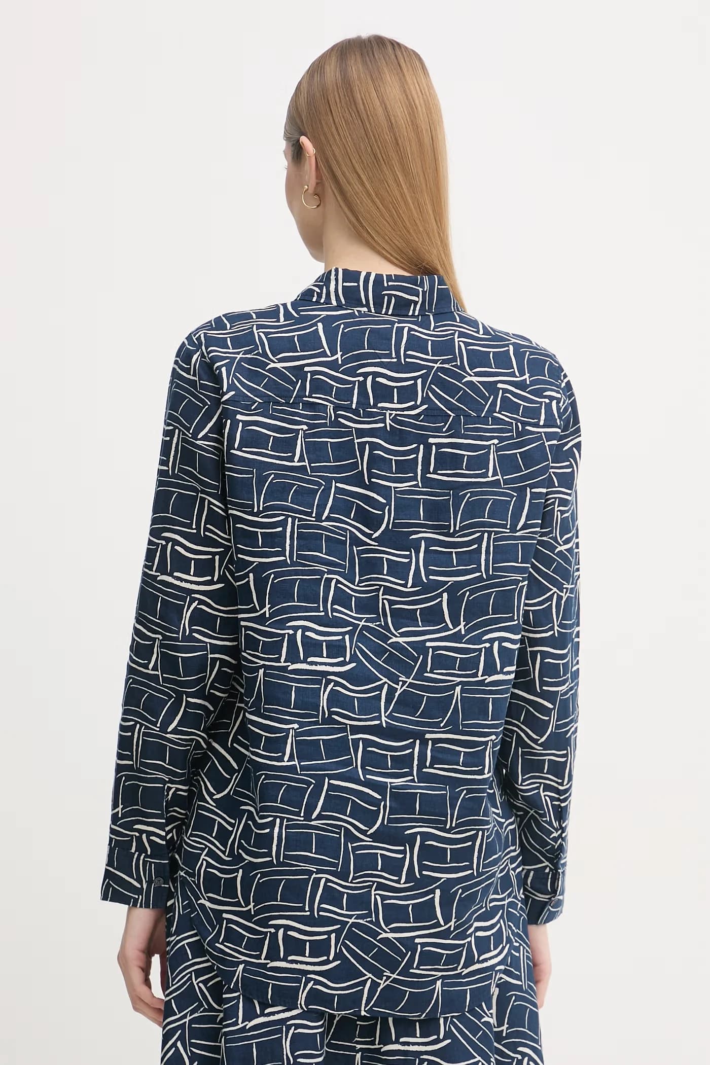 Женская льняная рубашка - фото 3