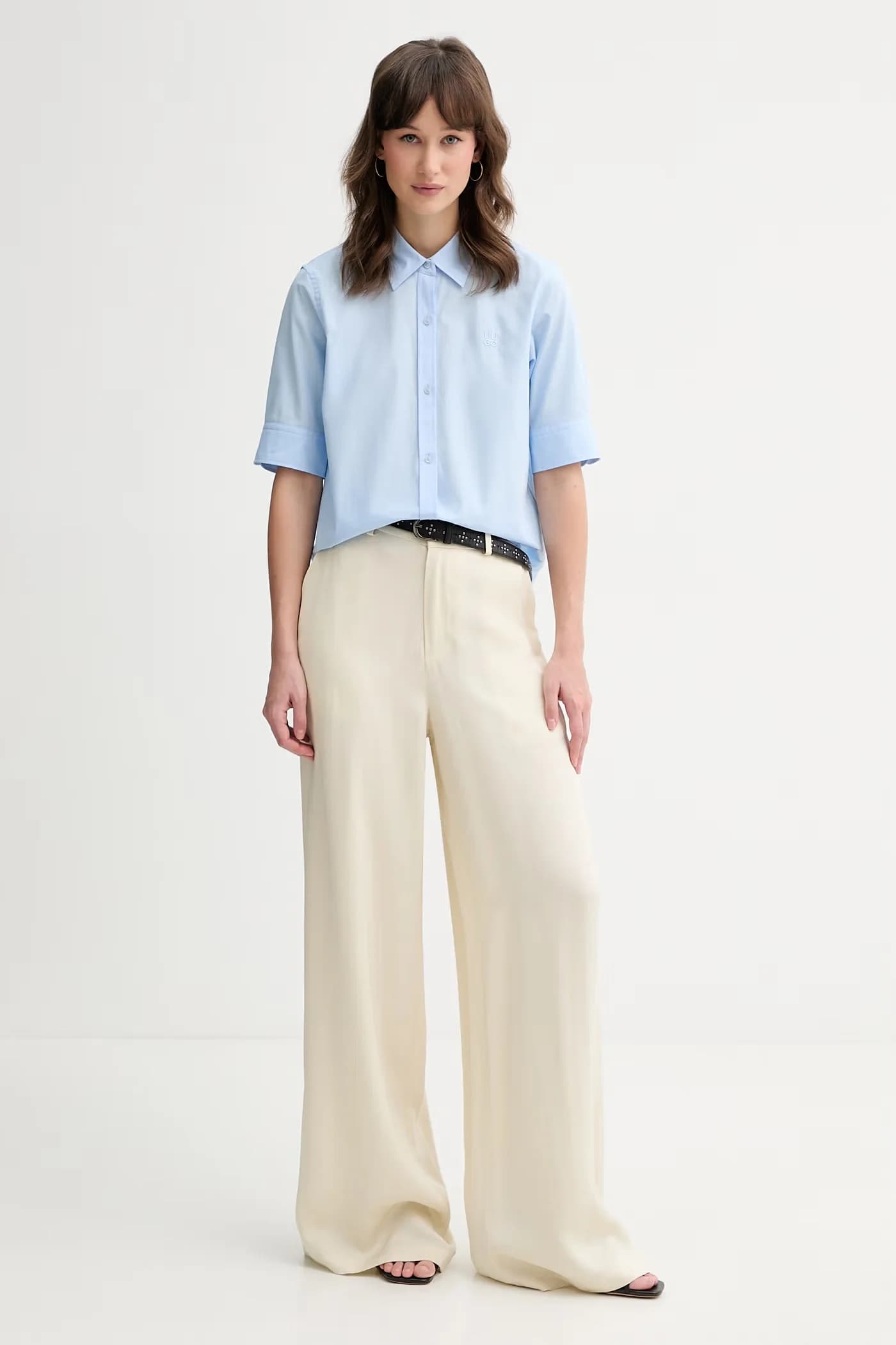 Женская хлопковая рубашка - фото 2