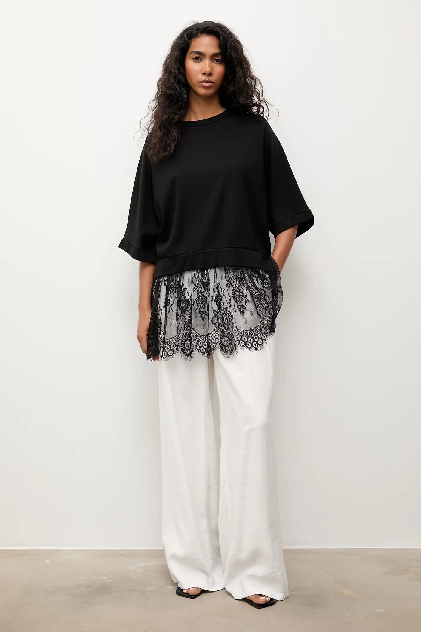 Женский свитшот из вискозы оверсайз