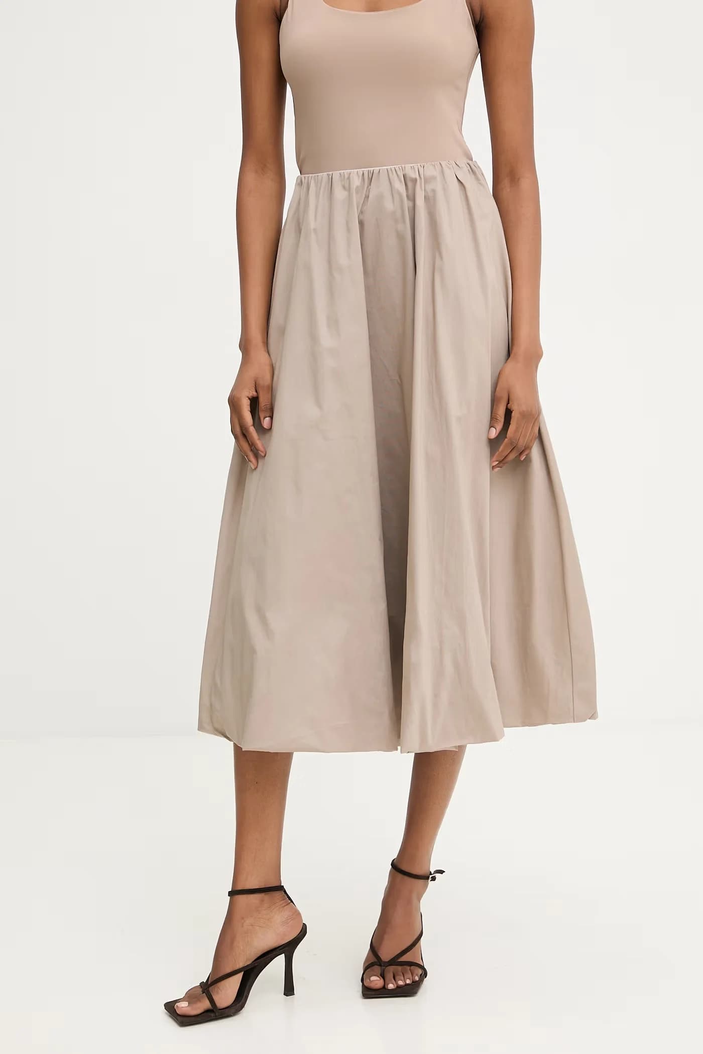 Хлопковая пышная юбка