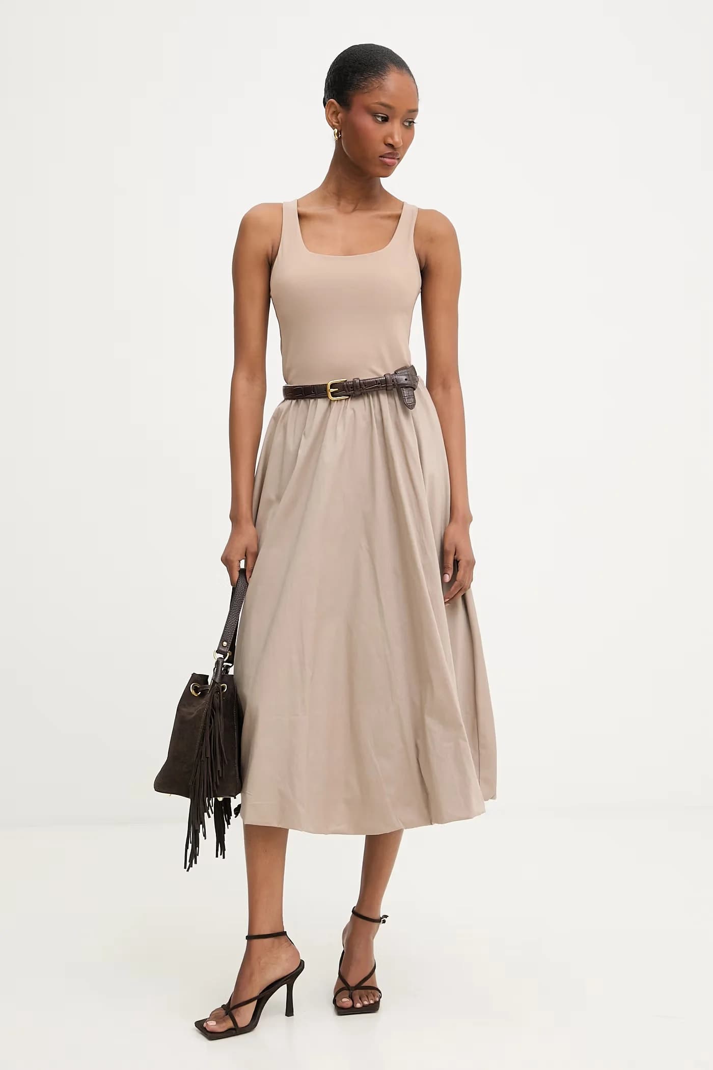 Хлопковая пышная юбка - фото 2