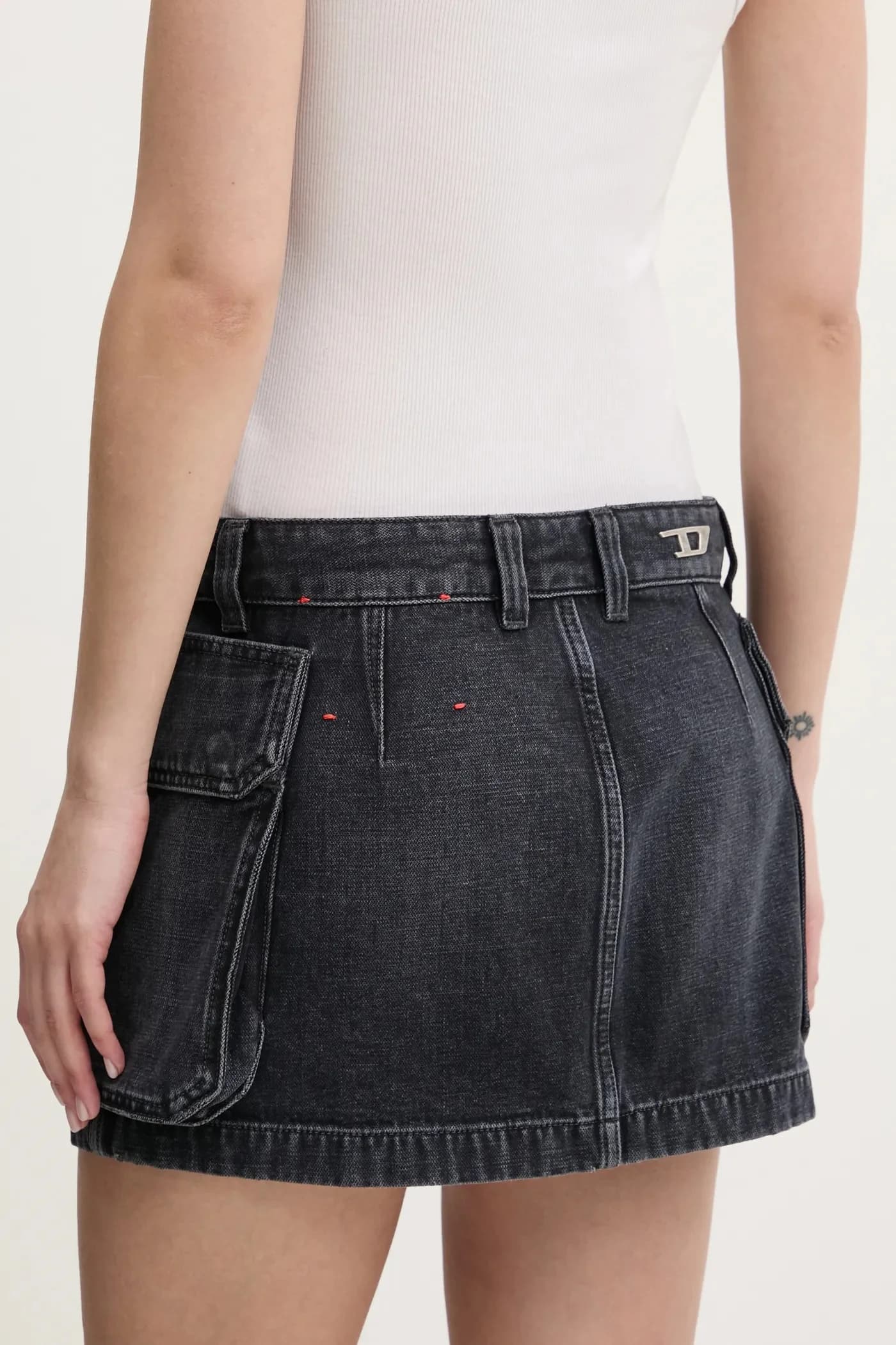 джинсовая юбка DE-TON SKIRT - фото 3