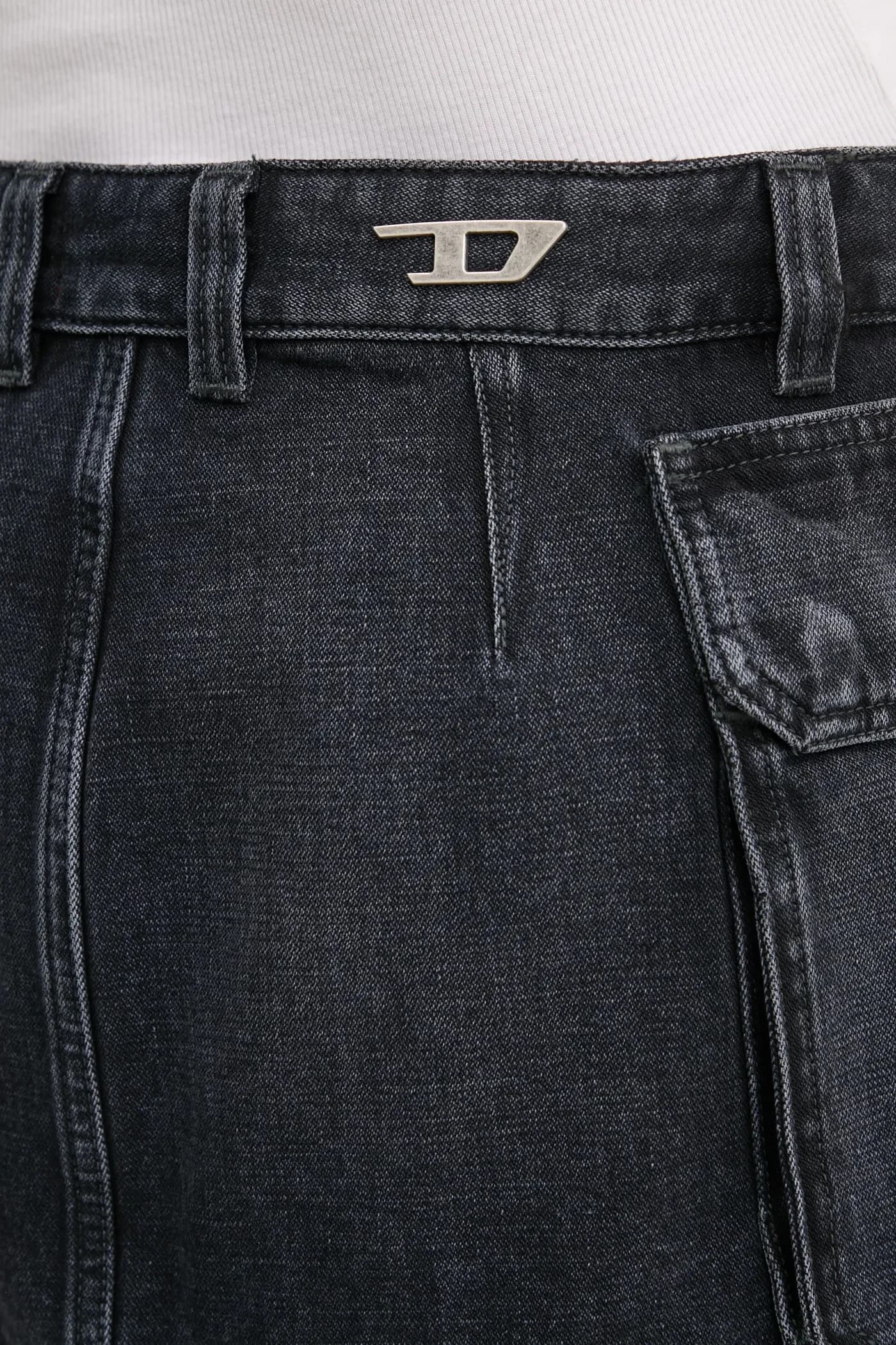 джинсовая юбка DE-TON SKIRT - фото 4