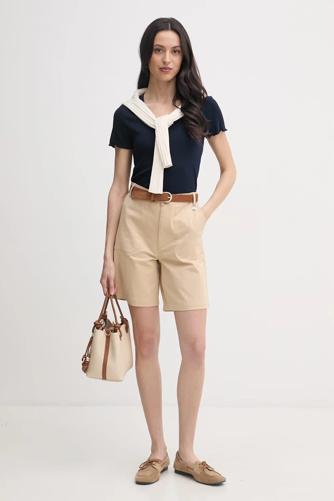 Женские шорты CHINO из хлопка с эластаном - фото 2