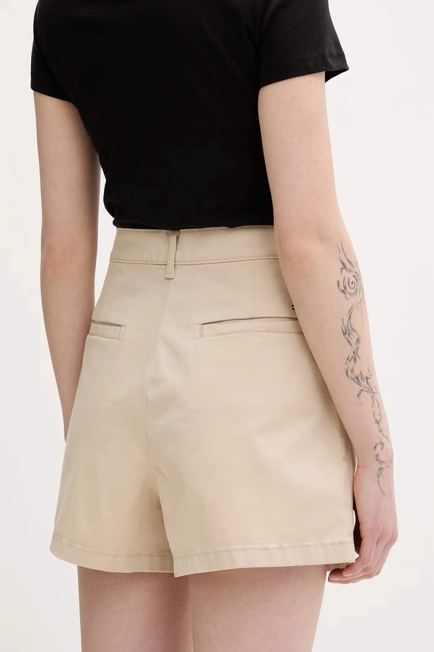 Женские шорты из хлопка с эластаном - фото 3