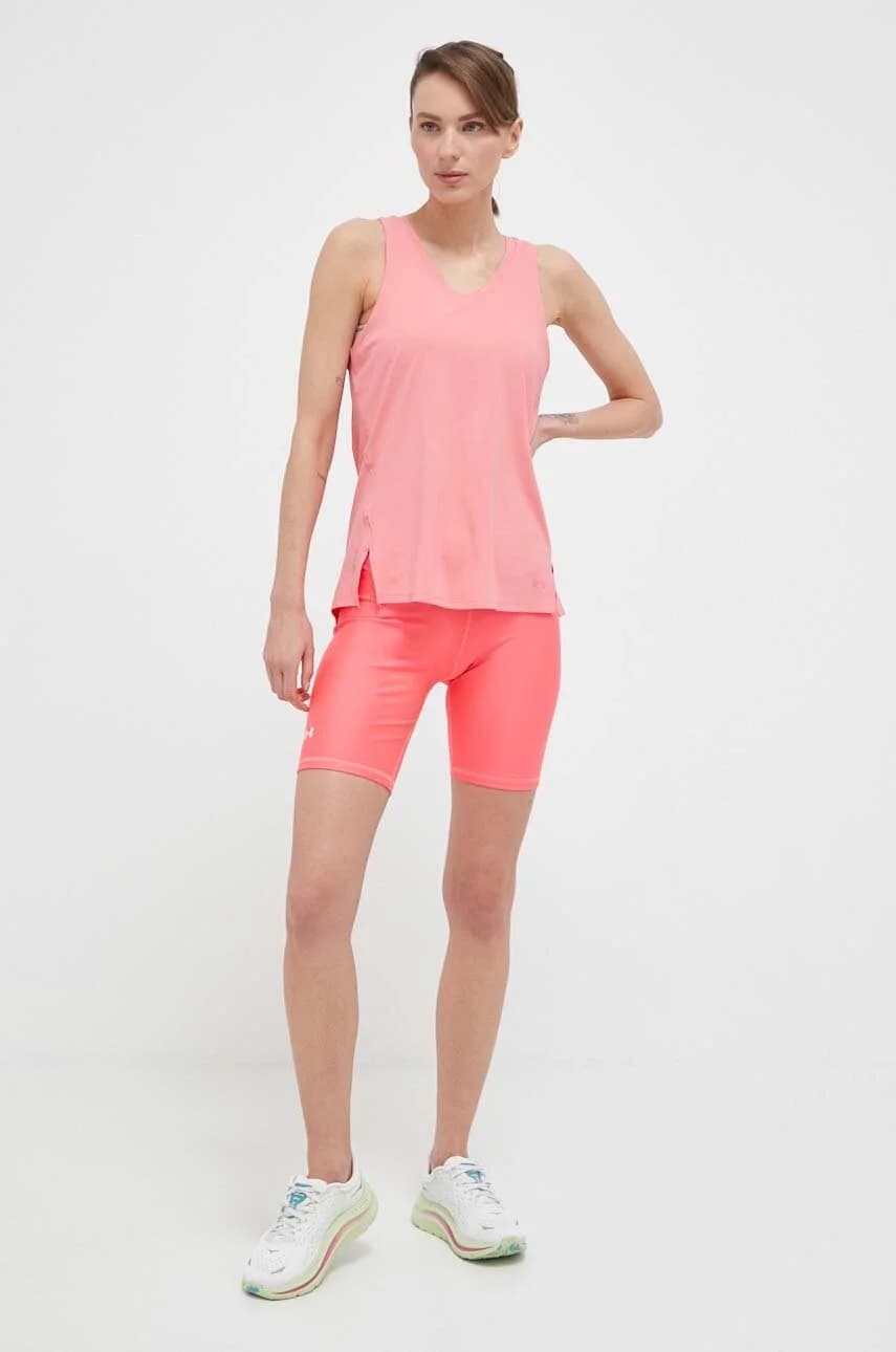 Тренировочные шорты розовый - фото 2