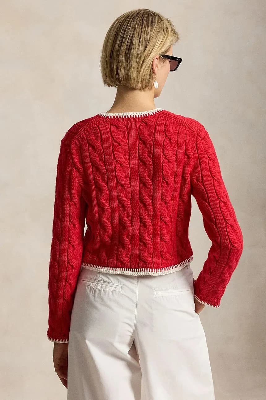 Женский кардиган из хлопка ХЛОПОК-СВИТЕР-КАРДИГАН - фото 2