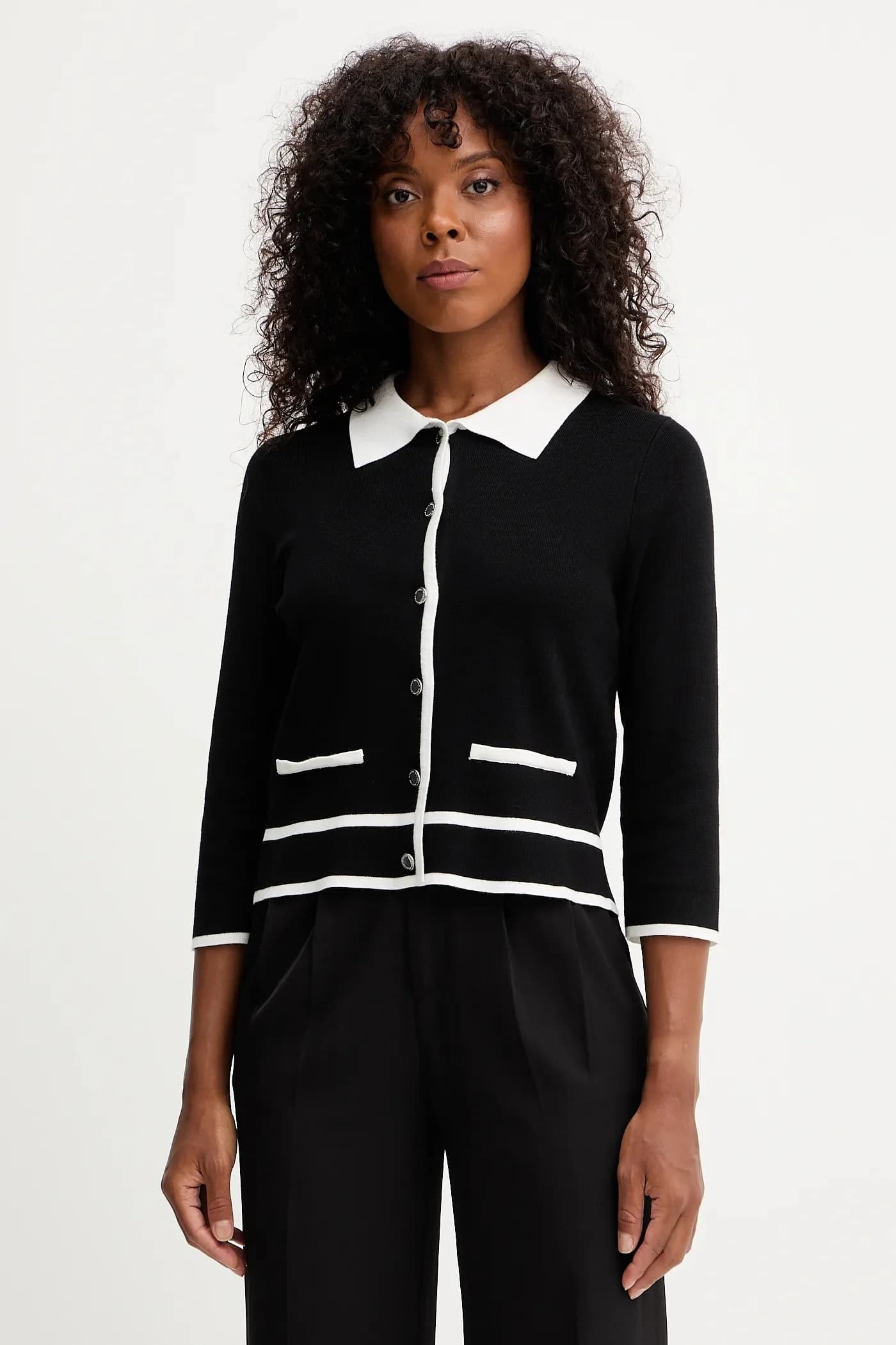 Кардиган черный женская