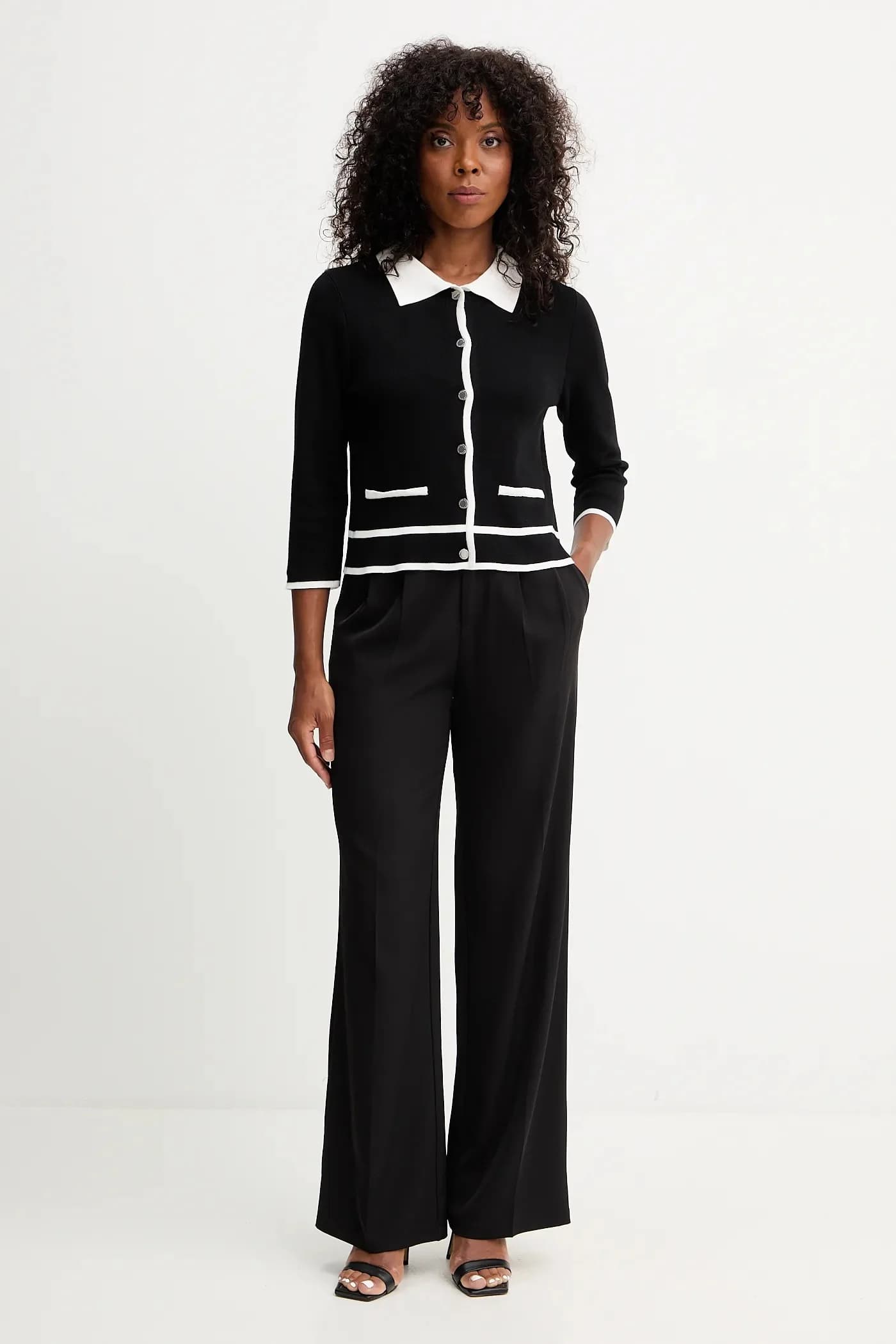 Кардиган черный женская - фото 2