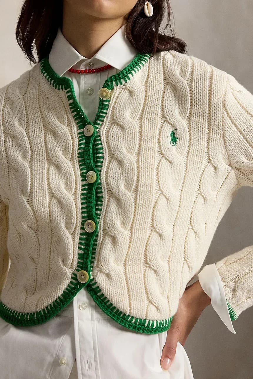 Женский хлопковый кардиган - фото 4