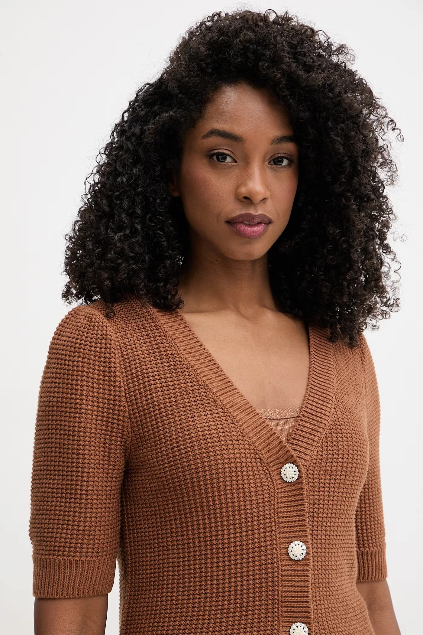 Женский хлопковый кардиган - фото 4