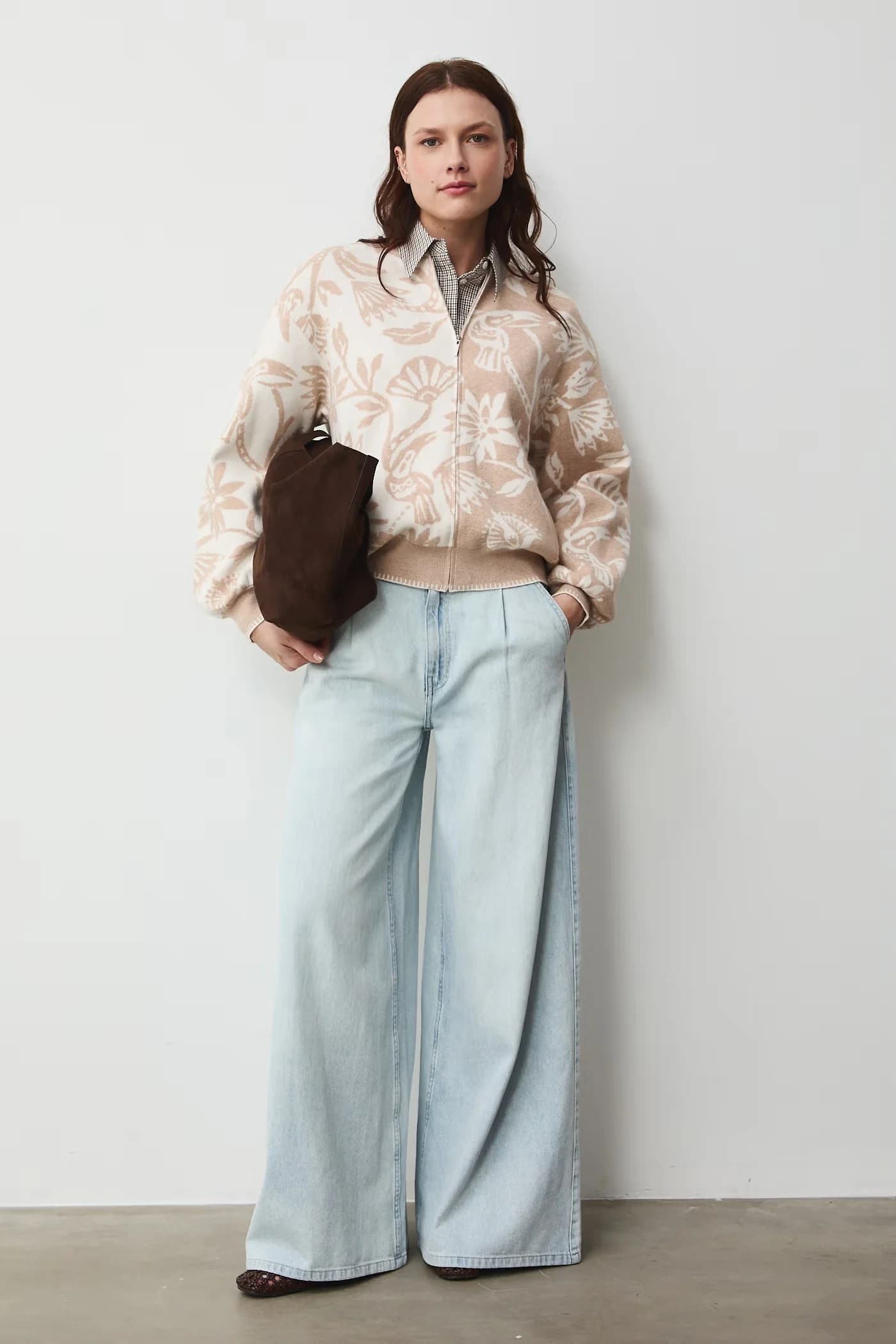 Кардиган бежевый женская