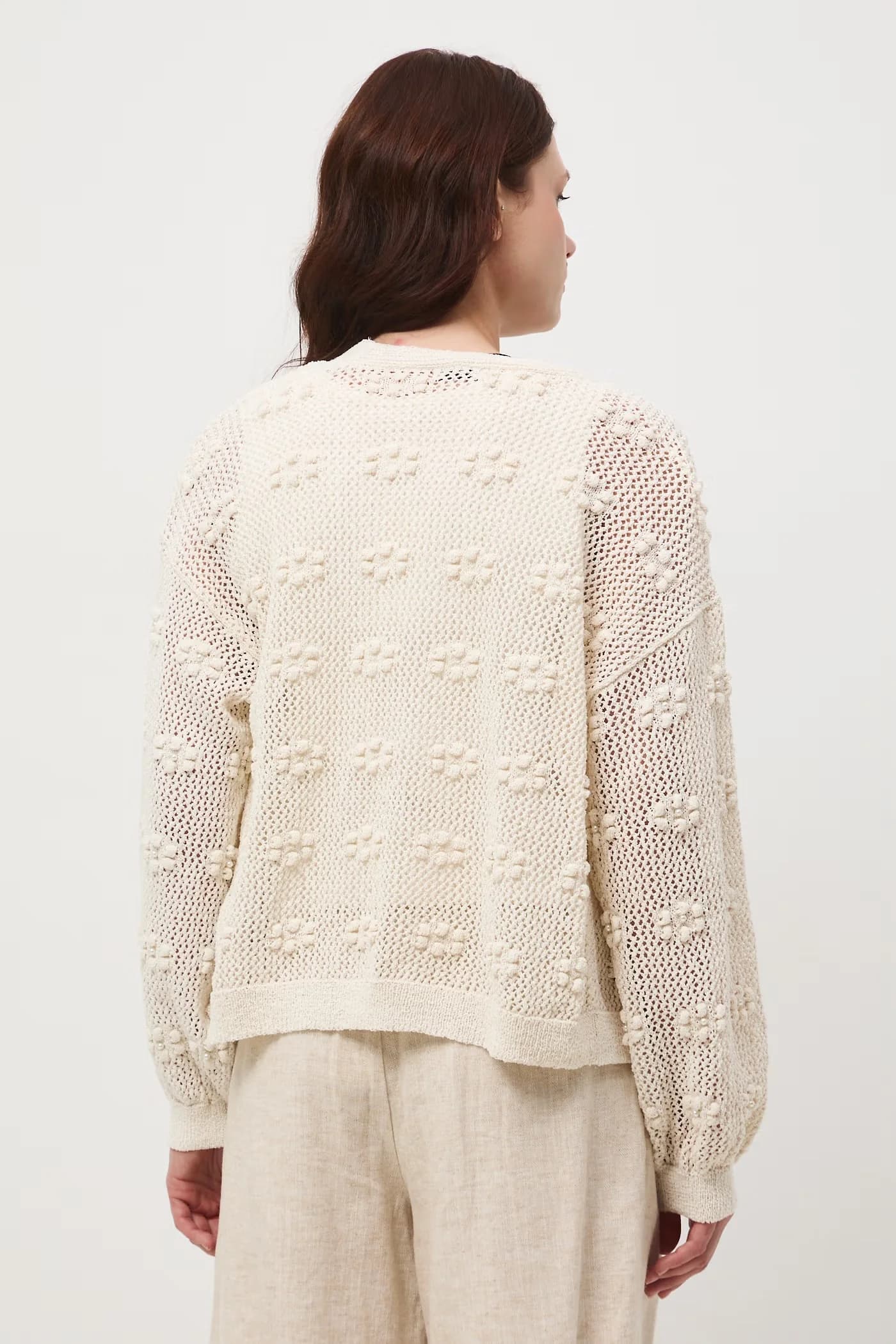 Кардиган бежевый женская - фото 3