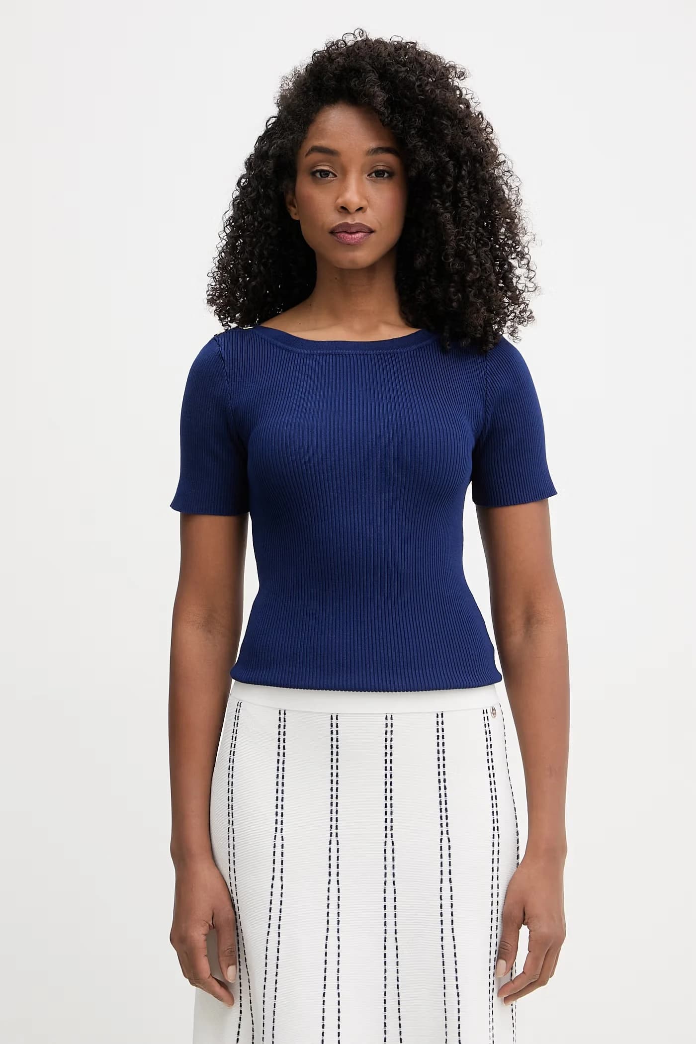 Женский вискозный свитер с короткими рукавами MPIO