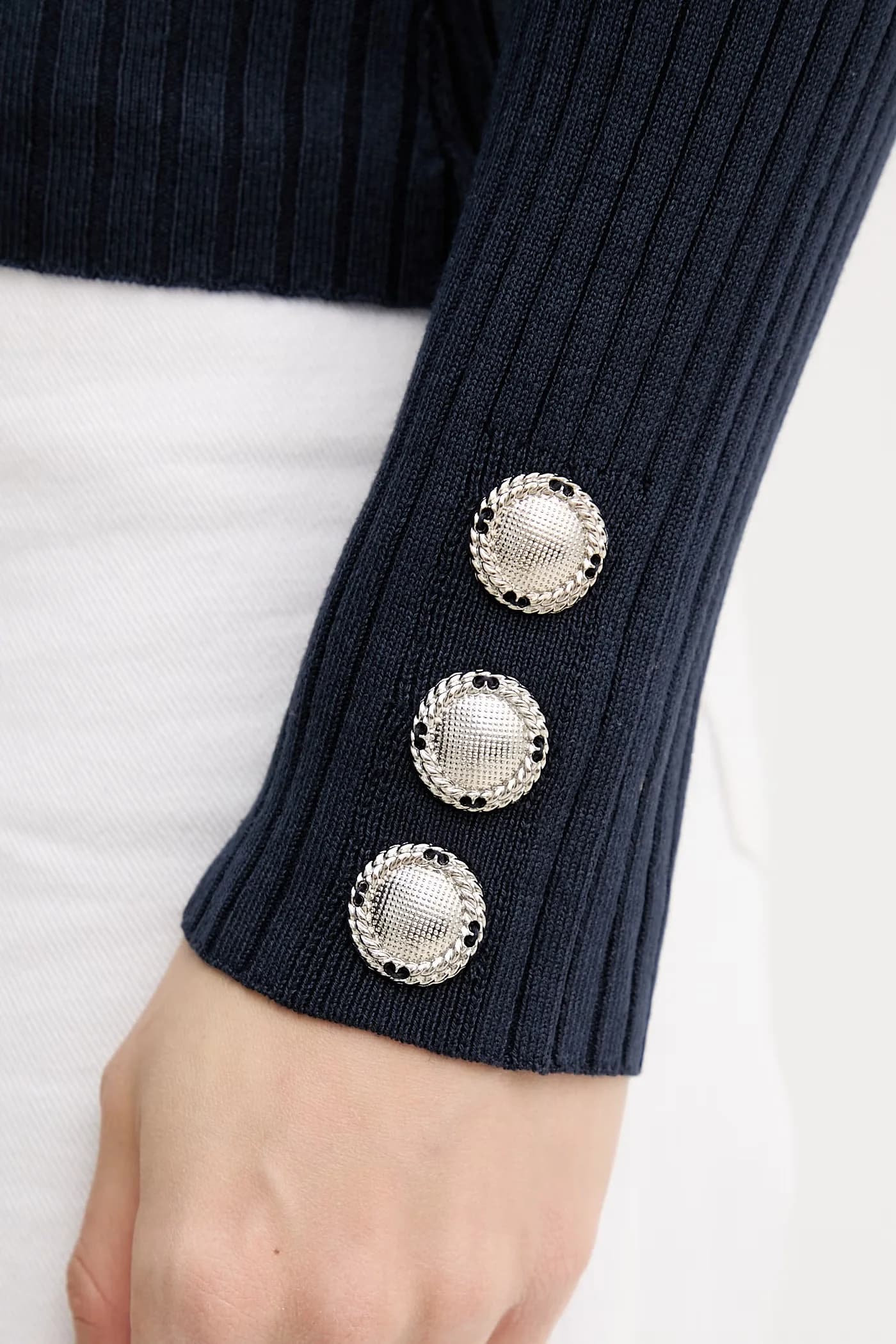 Женский свитер военно-морской женская - фото 5