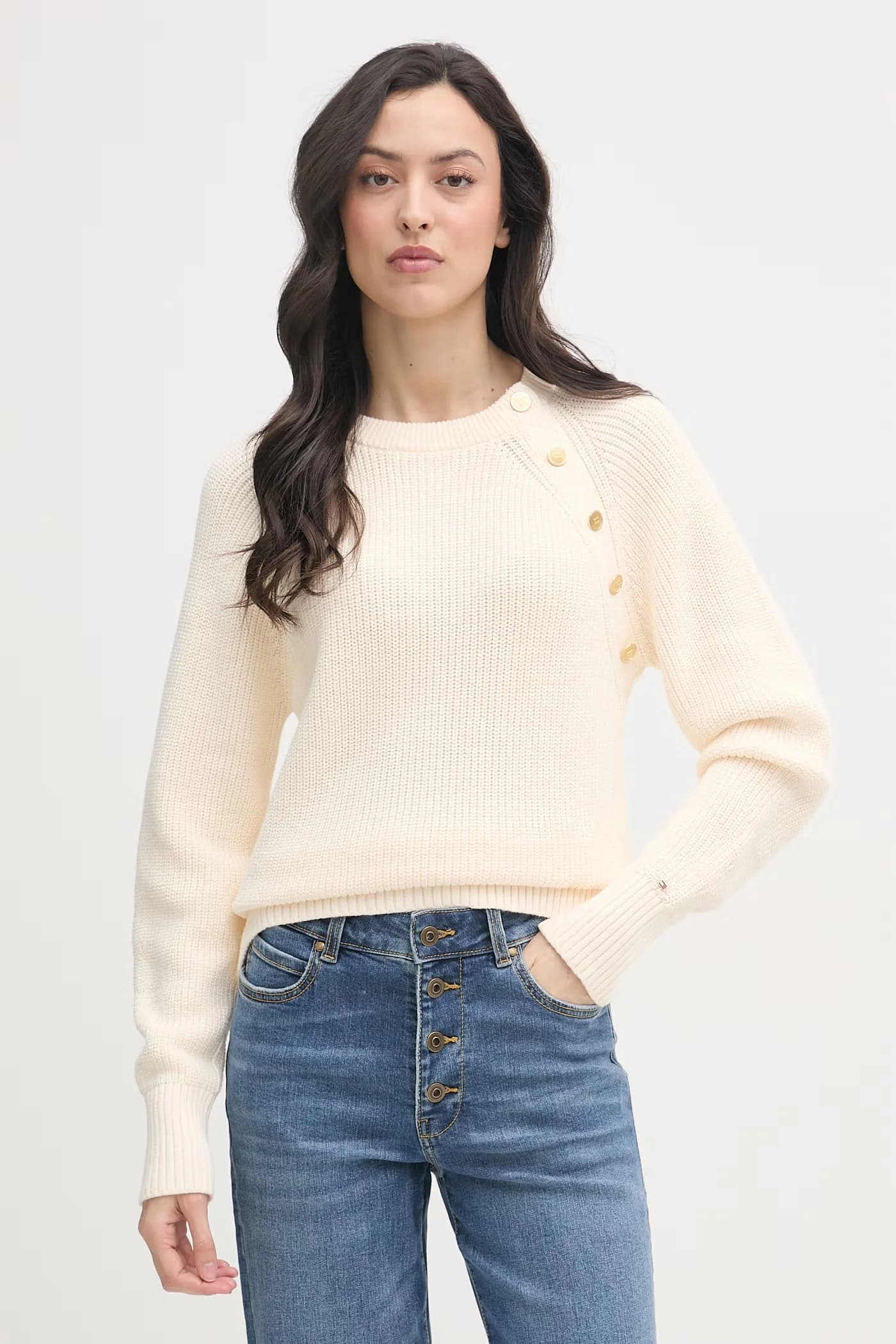 Женский хлопковый свитер