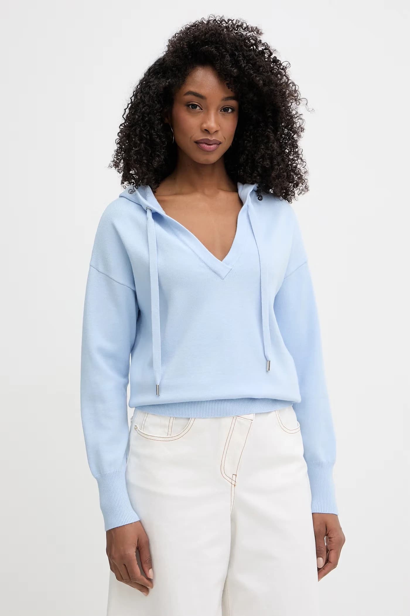 Женский свитер из вискозы синий женская