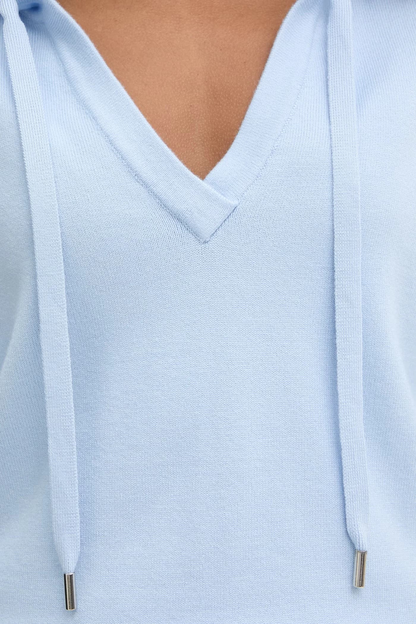 Женский свитер из вискозы синий женская - фото 5