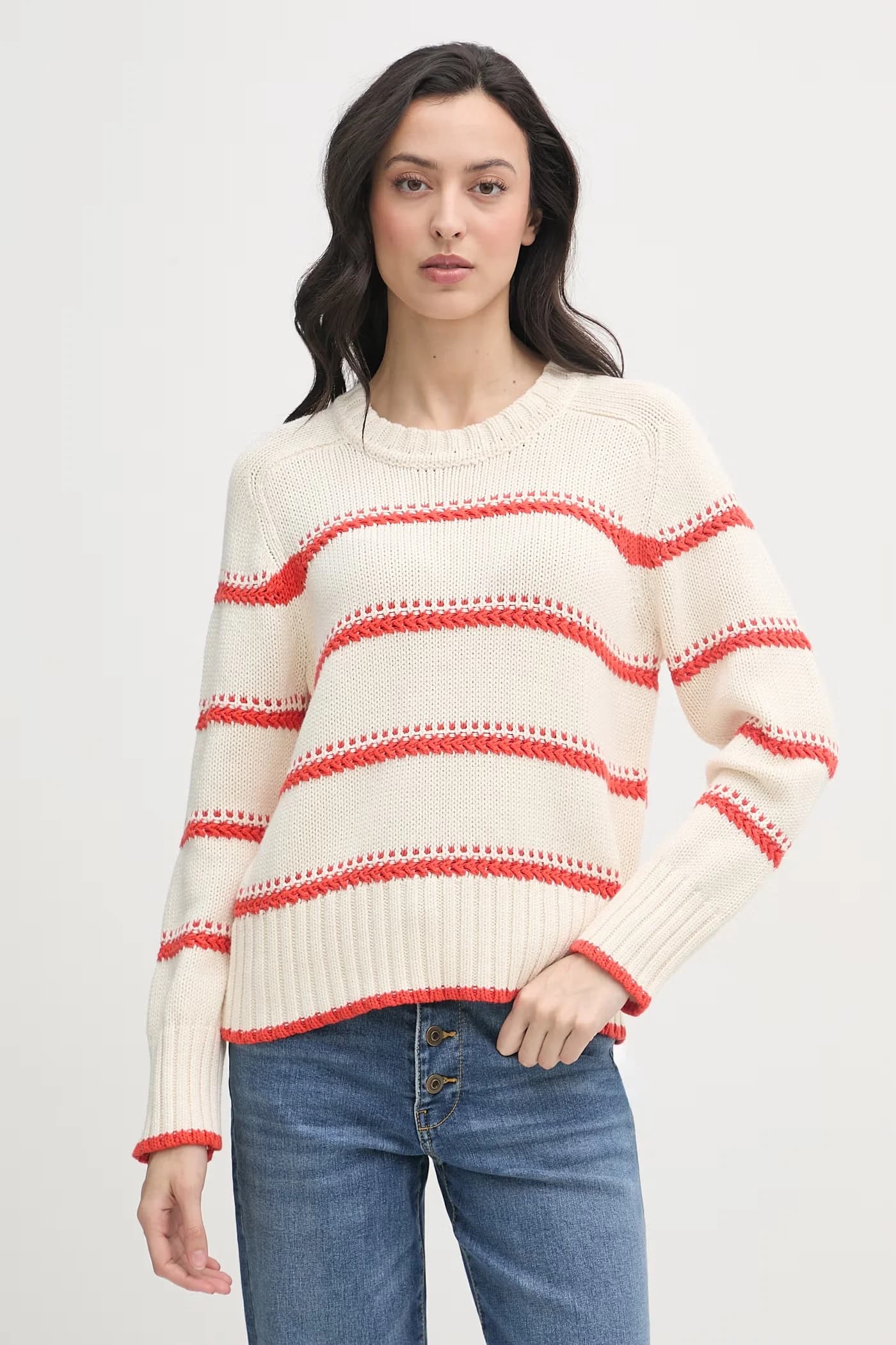 Женский хлопковый свитер