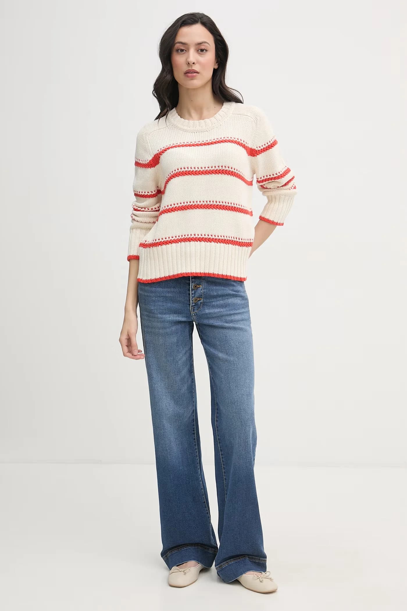 Женский хлопковый свитер - фото 2