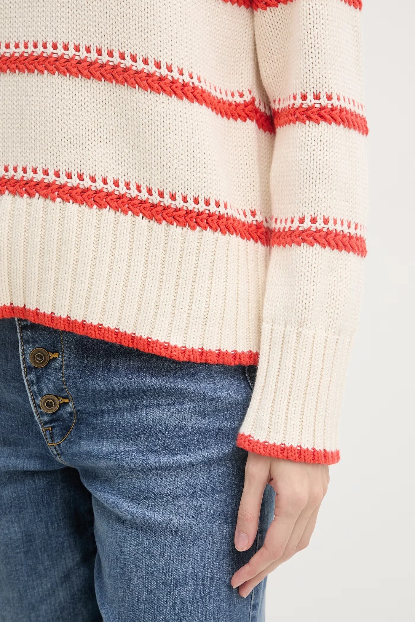 Женский хлопковый свитер - фото 5