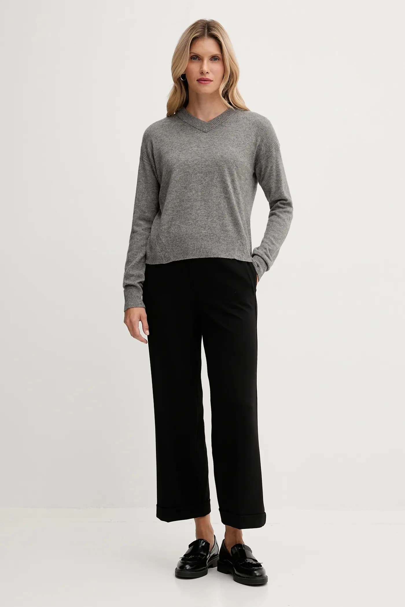 Свитер из смесовой шерсти - фото 2