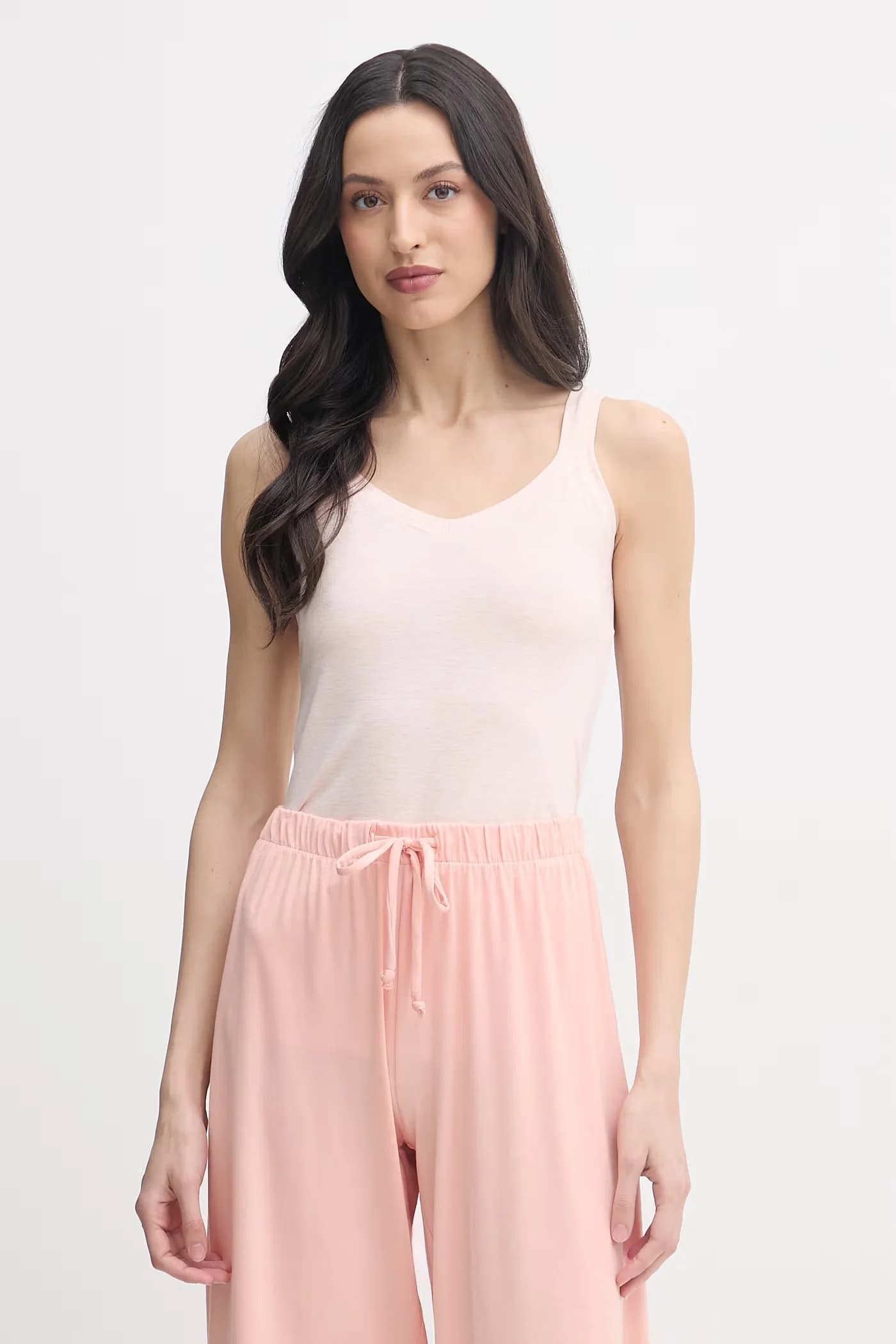 Женский хлопковый топ с эластаном розовый для женщин