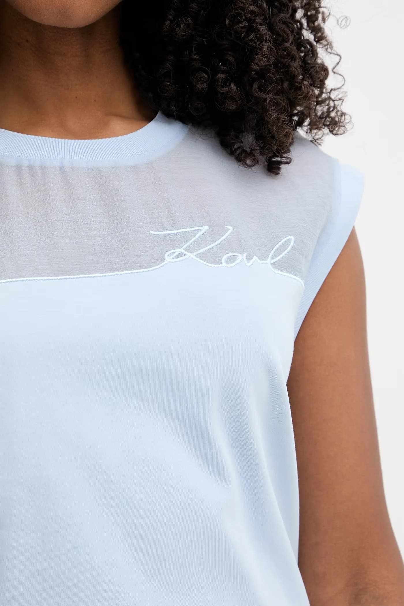 Женский хлопковый топ бирюзовый для женщин - фото 5