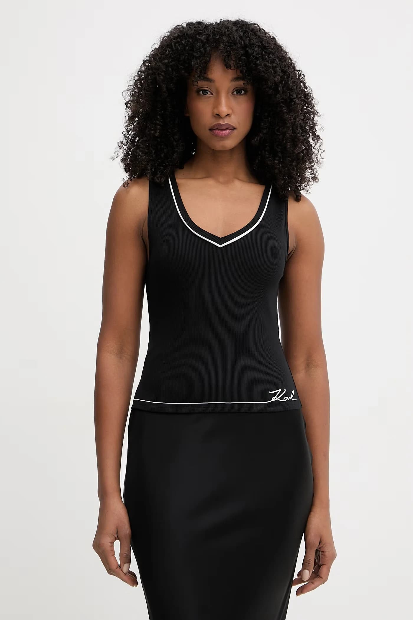 Женский топ из вискозы черный для женщин