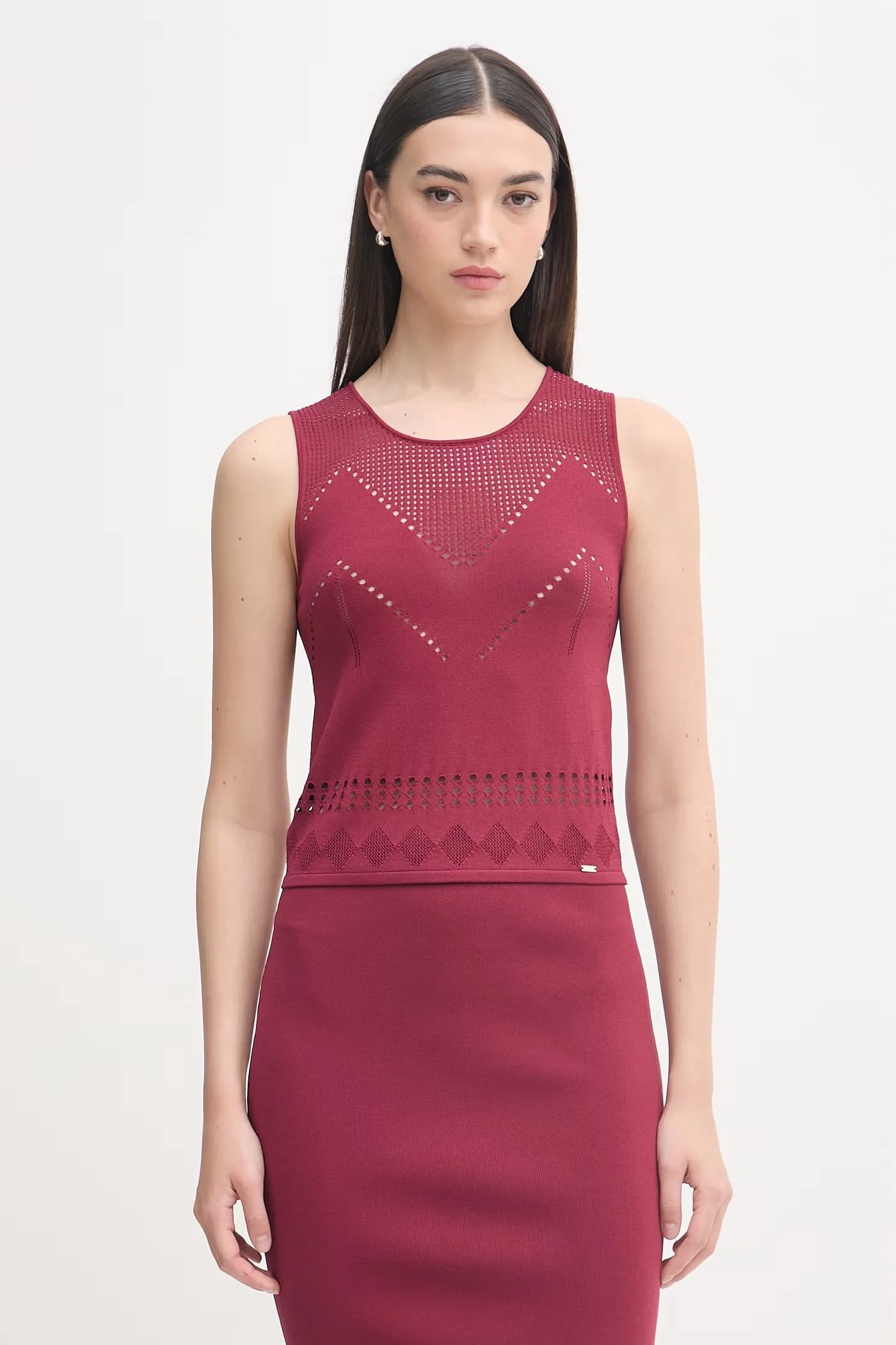 Женский кроп-топ красный для женщин