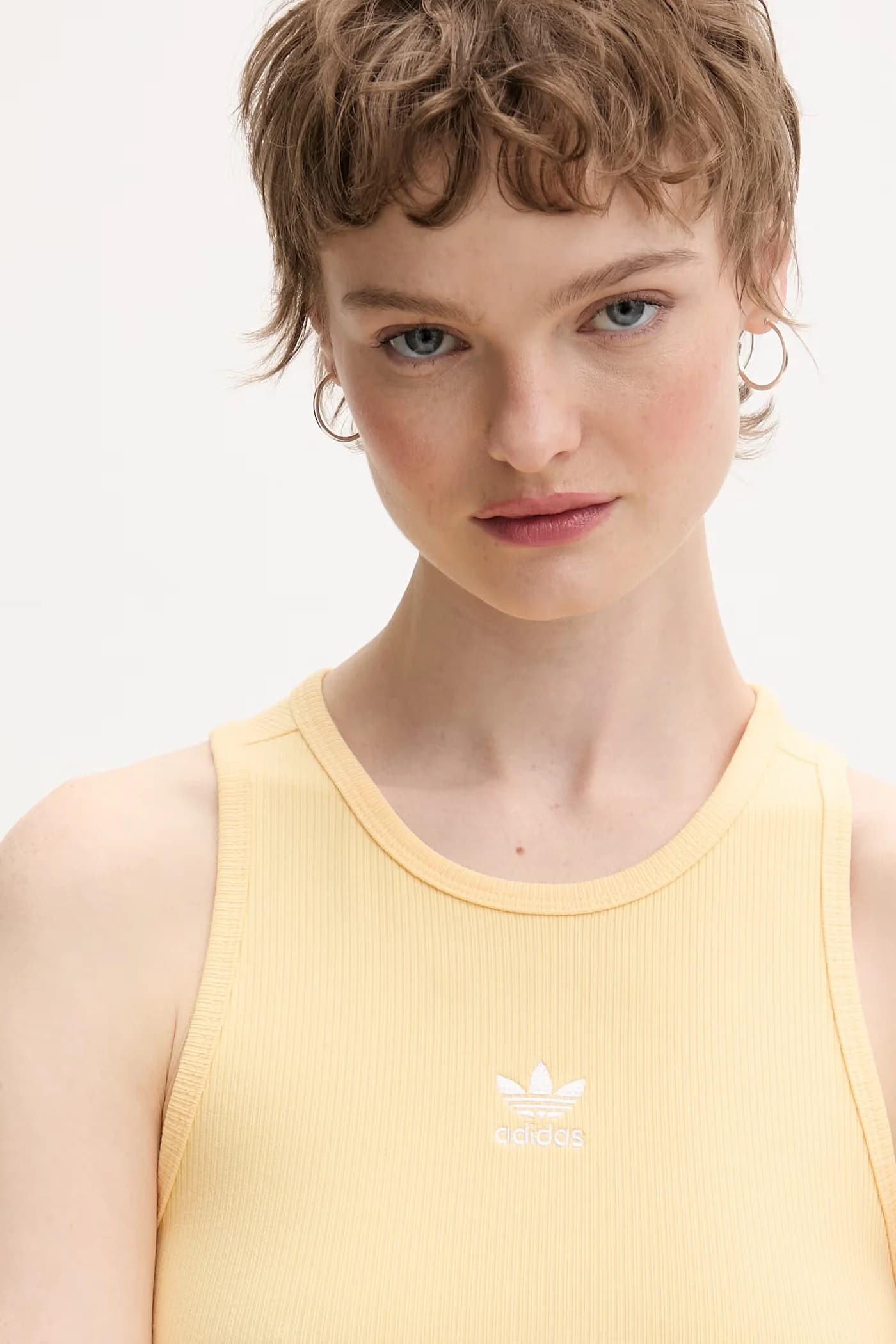 Женский кроп-топ желтый для женщин - фото 4