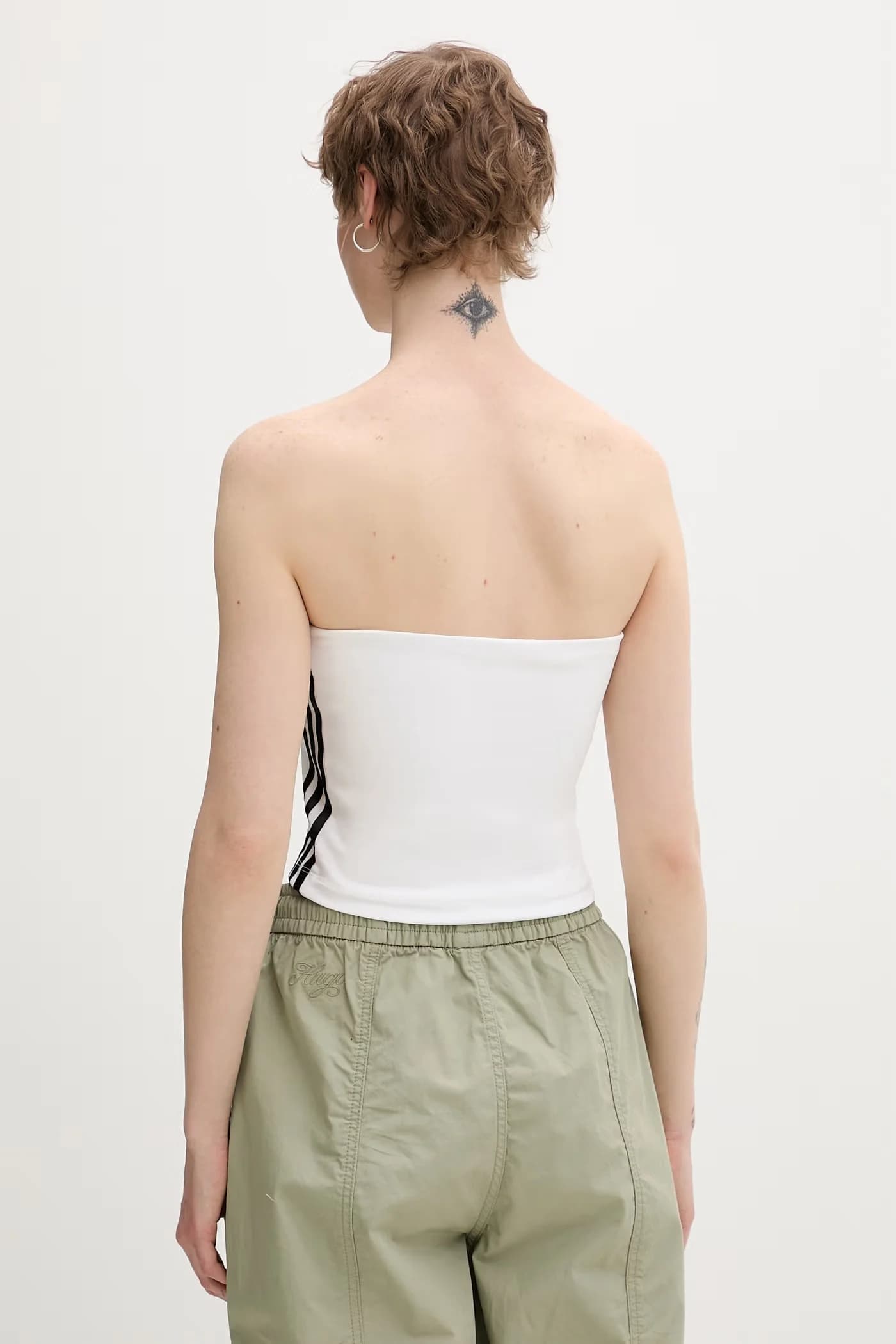 Женский кроп-топ бежевый для женщин - фото 3