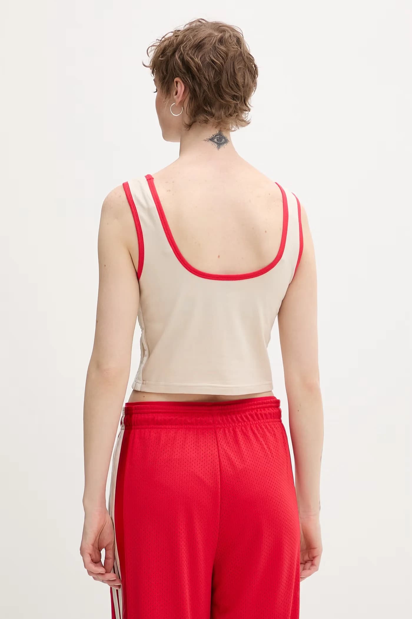 Женский укороченный топ из хлопка с эластаном Stadium - фото 3