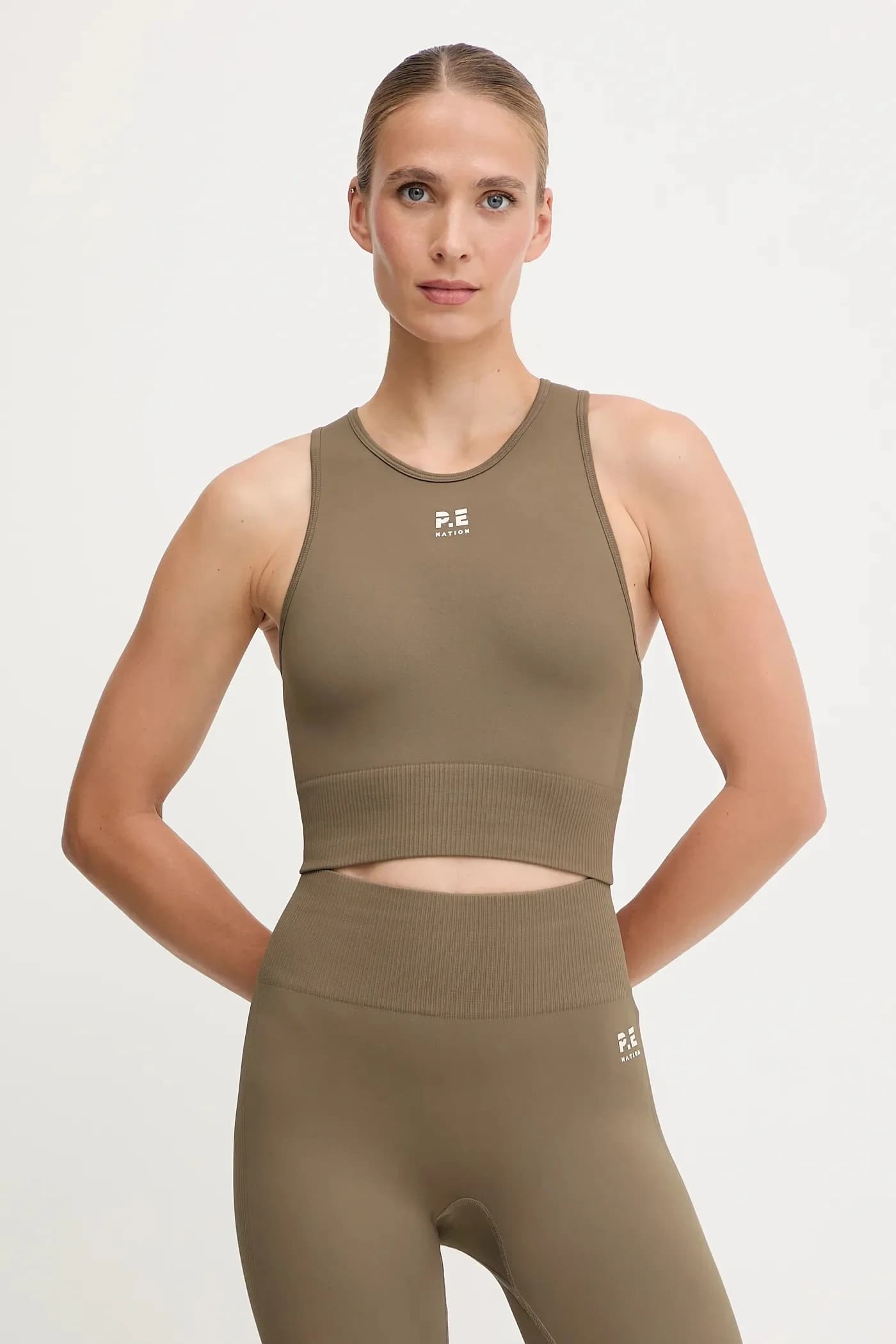 Верх Восстановить бесшовно коричневый для женщин