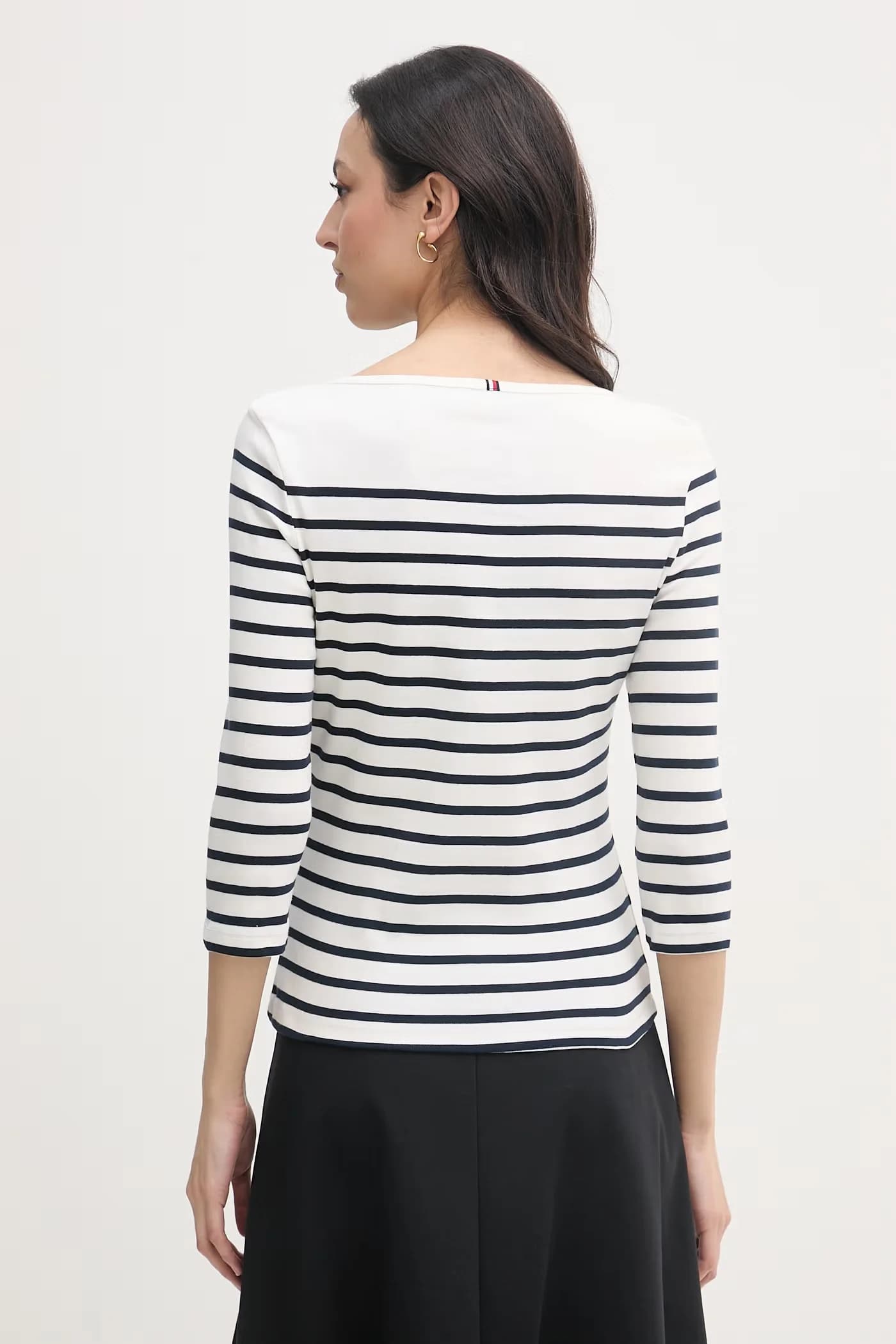 Женская хлопковая рубашка с длинным рукавом белая для женщин - фото 3