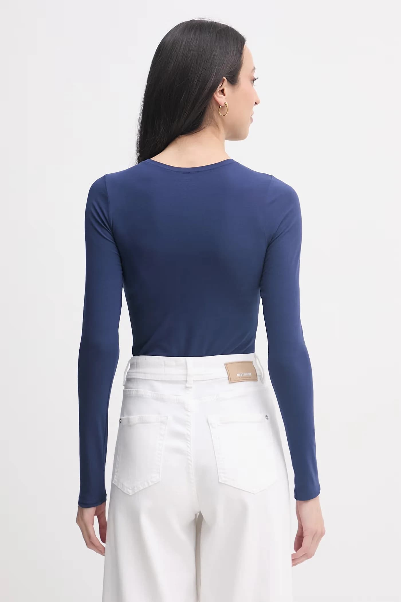 Женское хлопковое боди с эластаном - фото 3